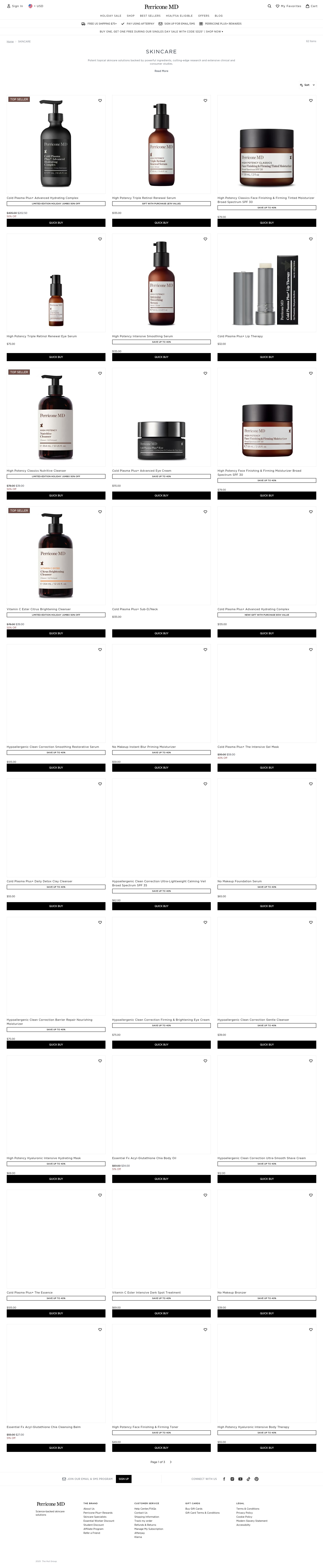 Screenshot of perriconemd.com