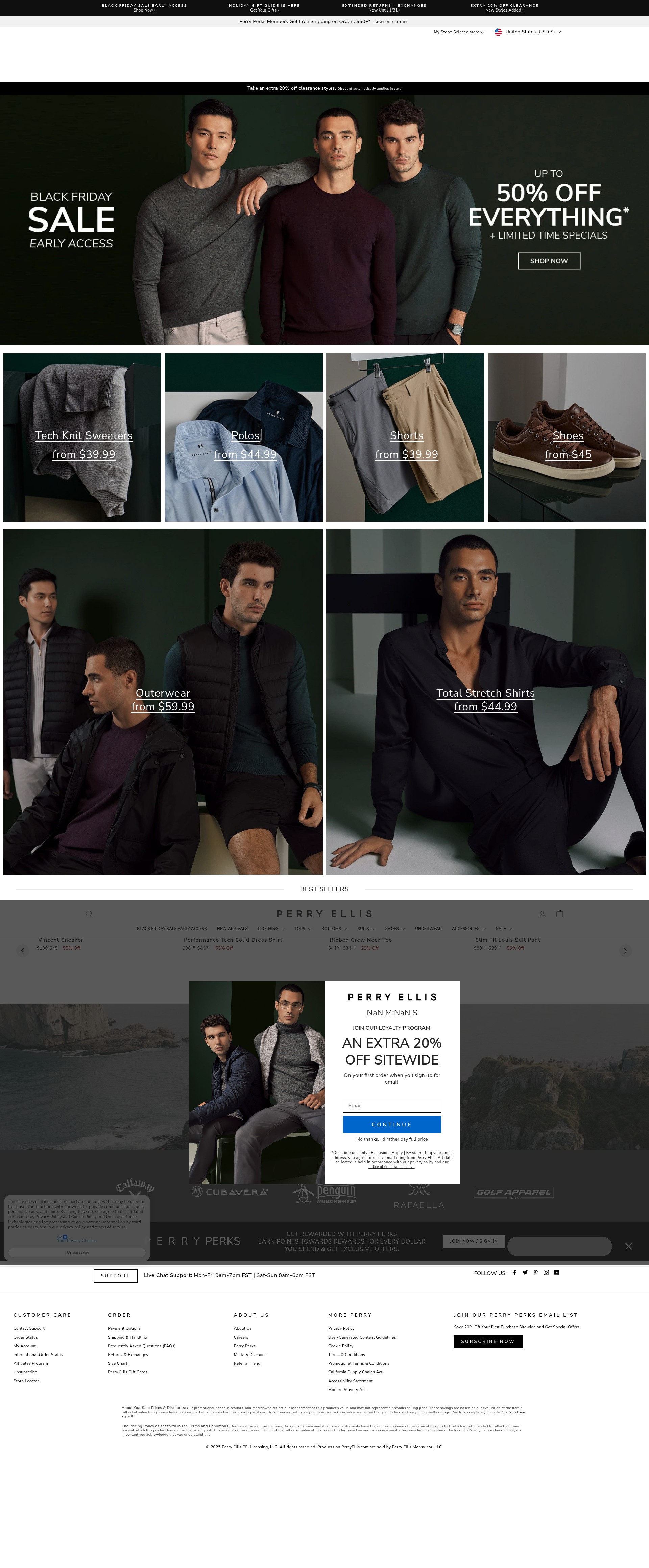 Screenshot of perryellis.com