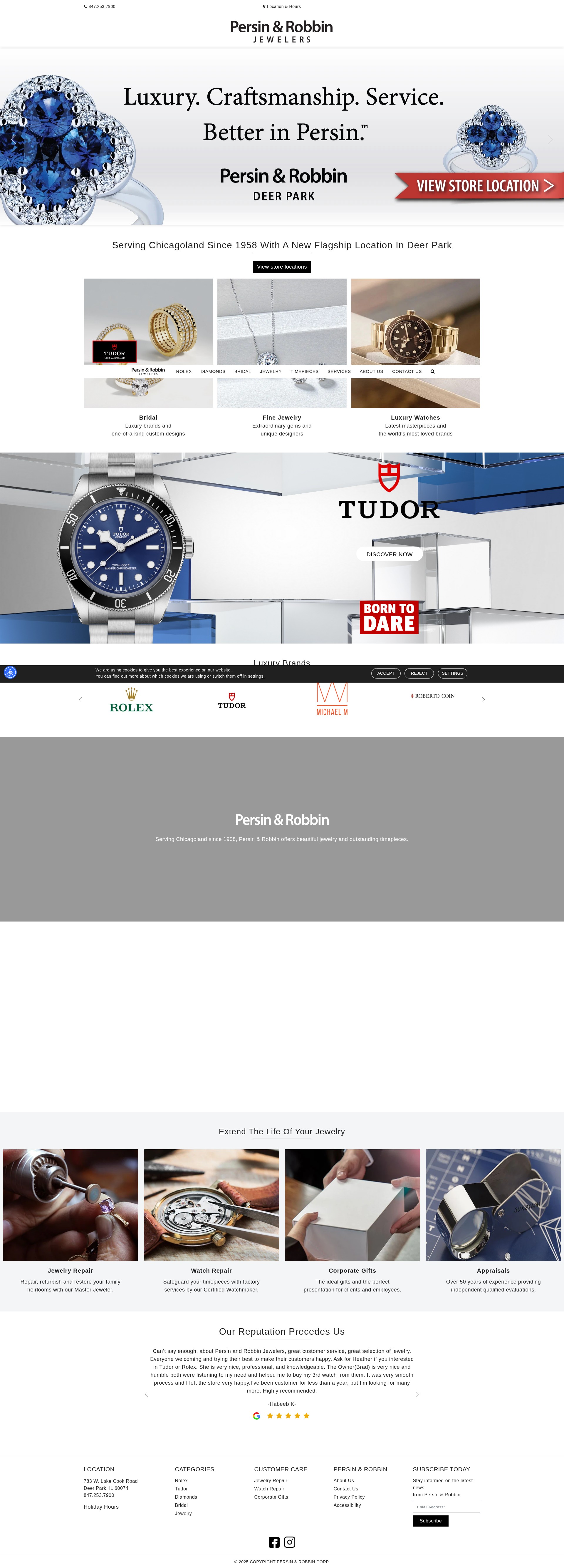 Screenshot of persinandrobbin.com