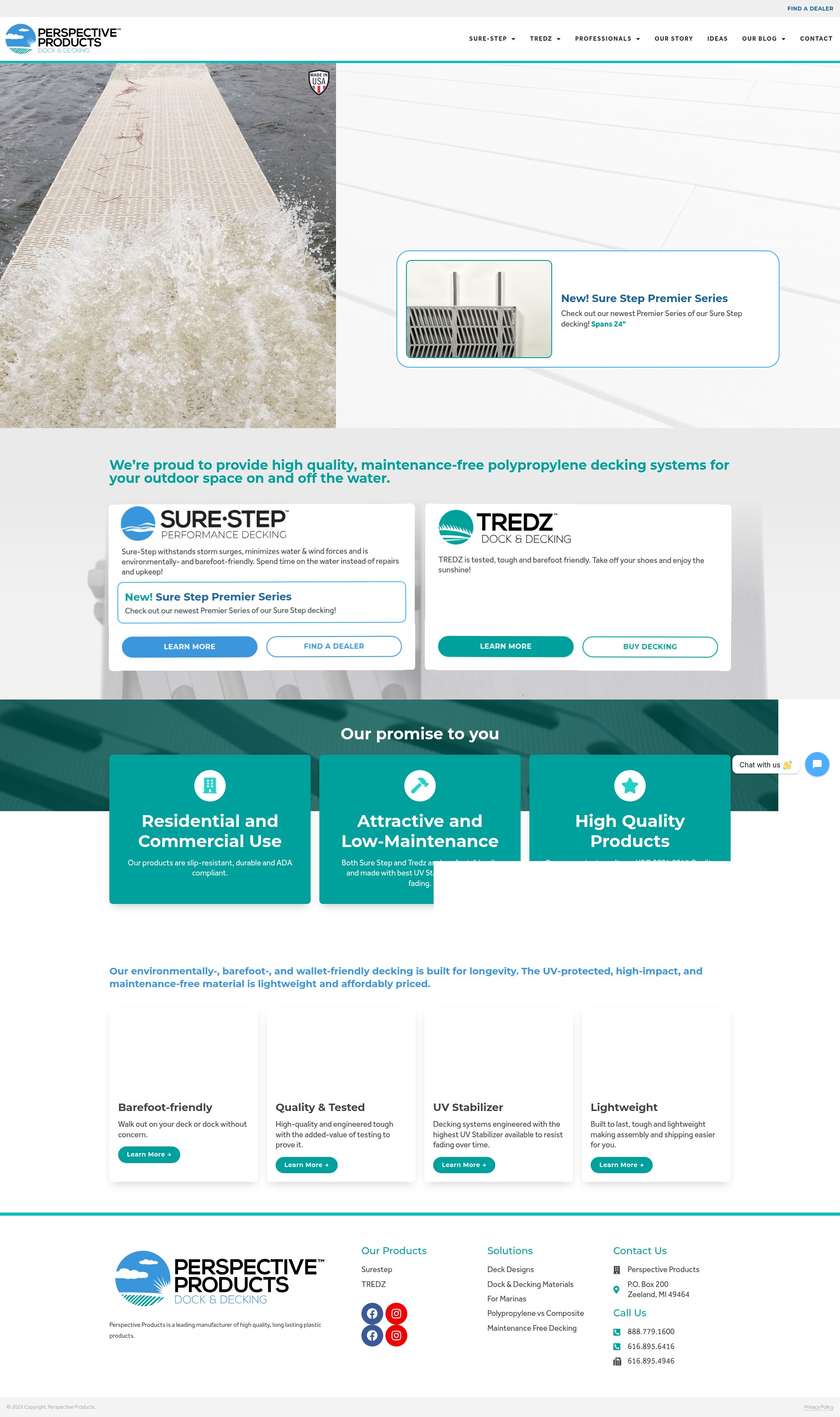 Screenshot of perspectiveproducts.com