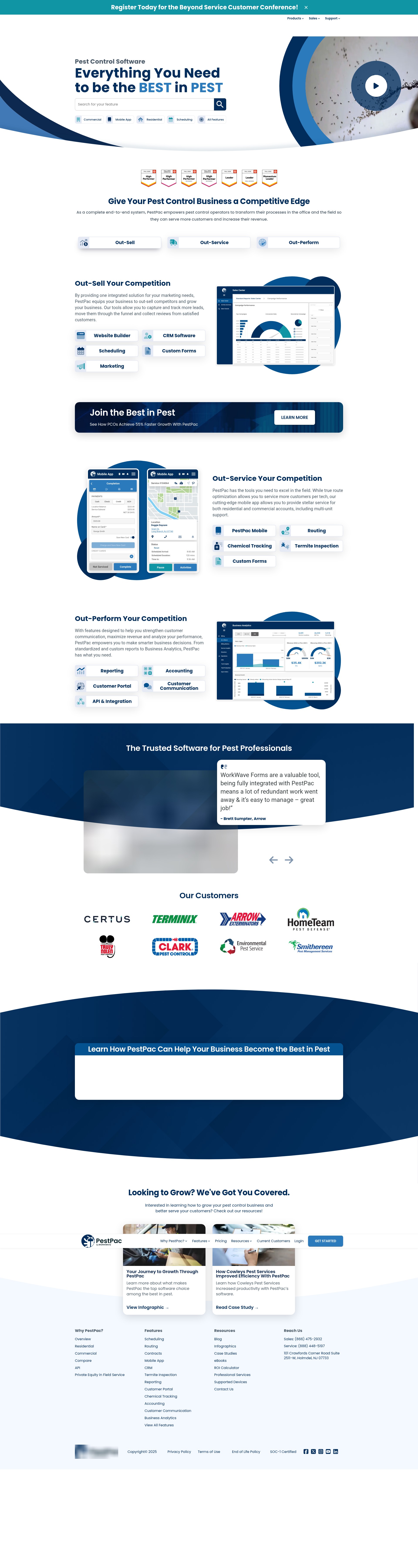 Screenshot of pestpac.com