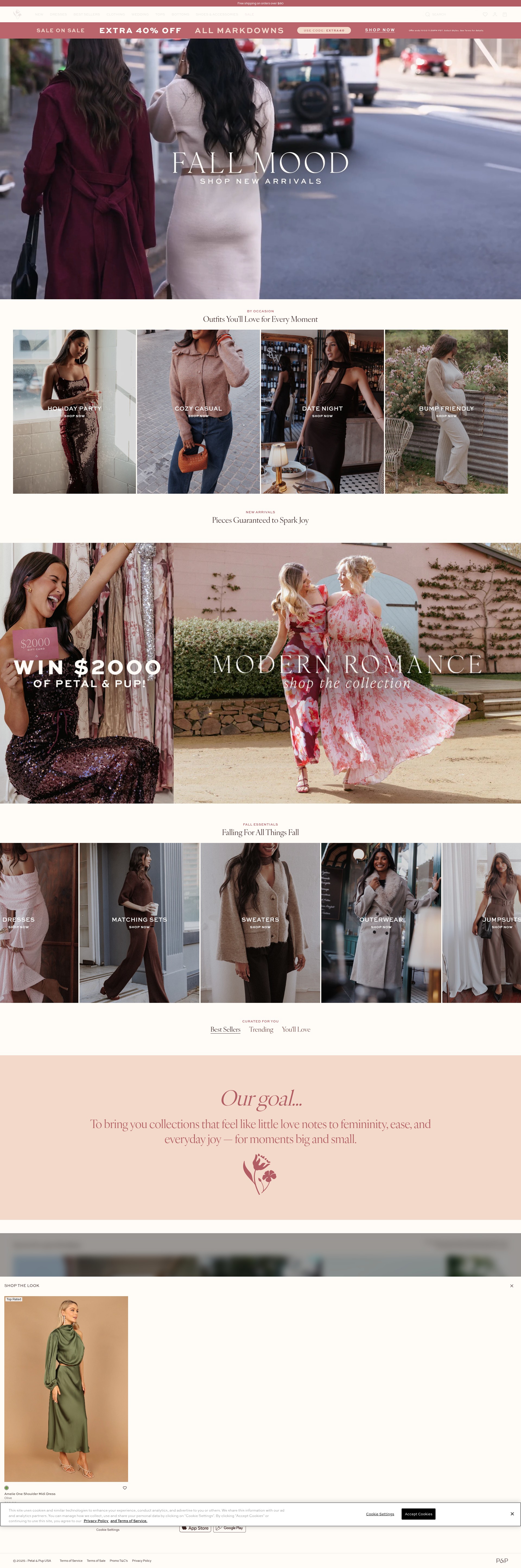 Screenshot of petalandpup.com