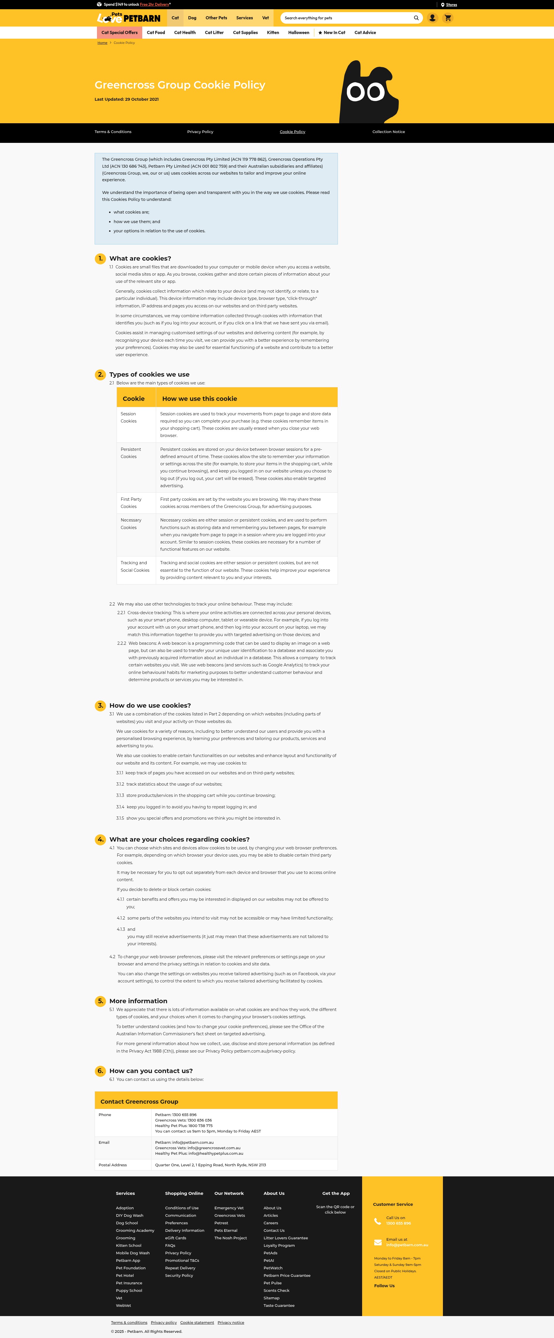 Screenshot of petbarn.com.au