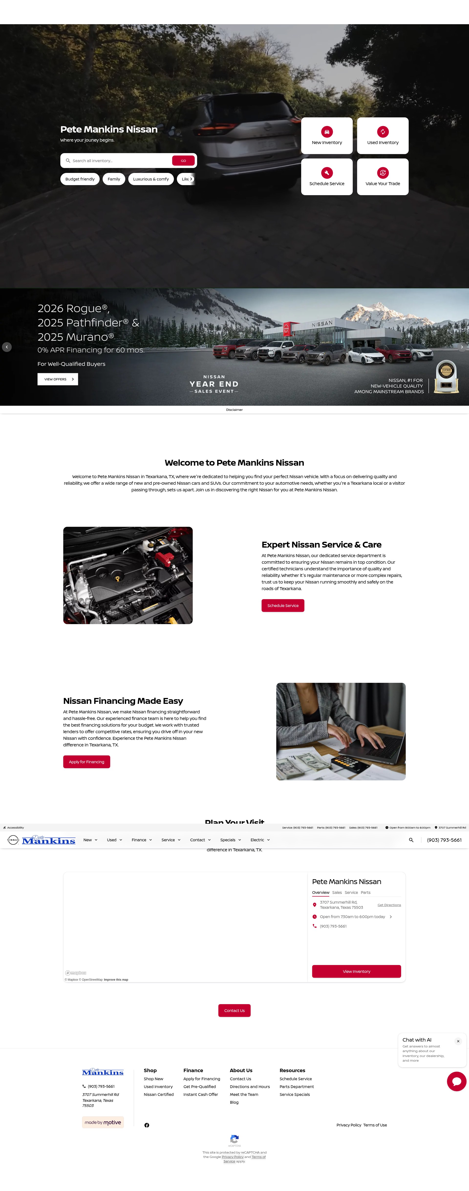 Screenshot of petemankins.com