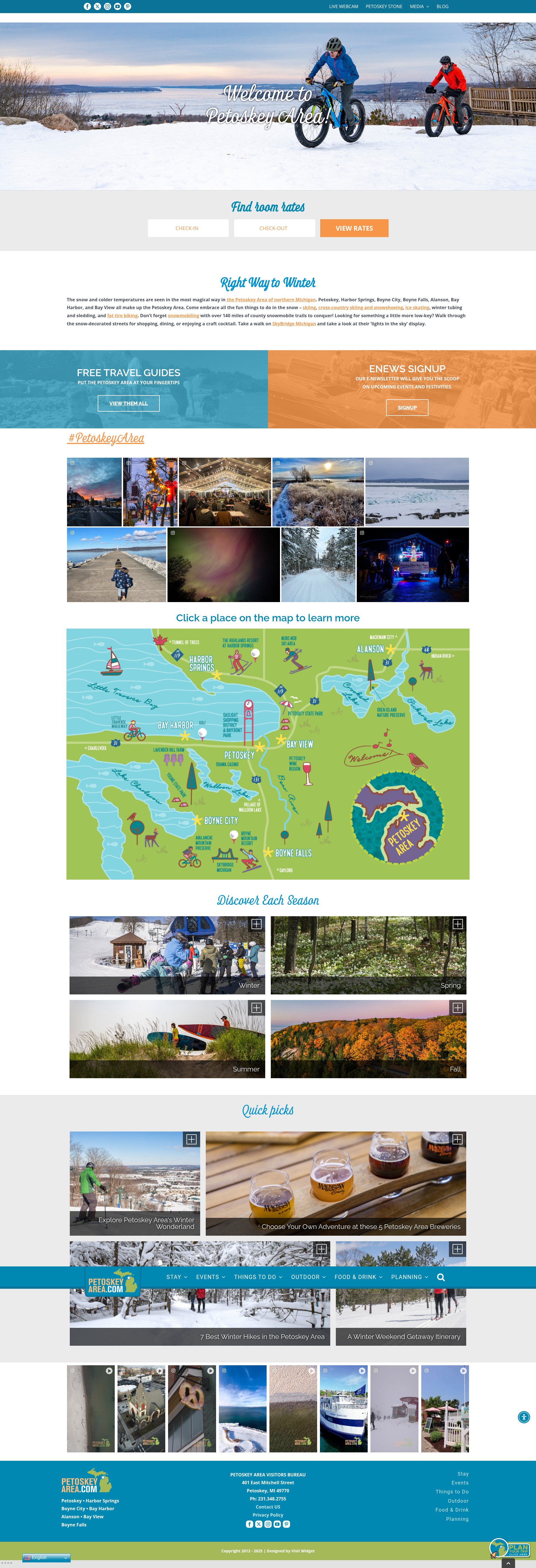 Screenshot of petoskeyarea.com