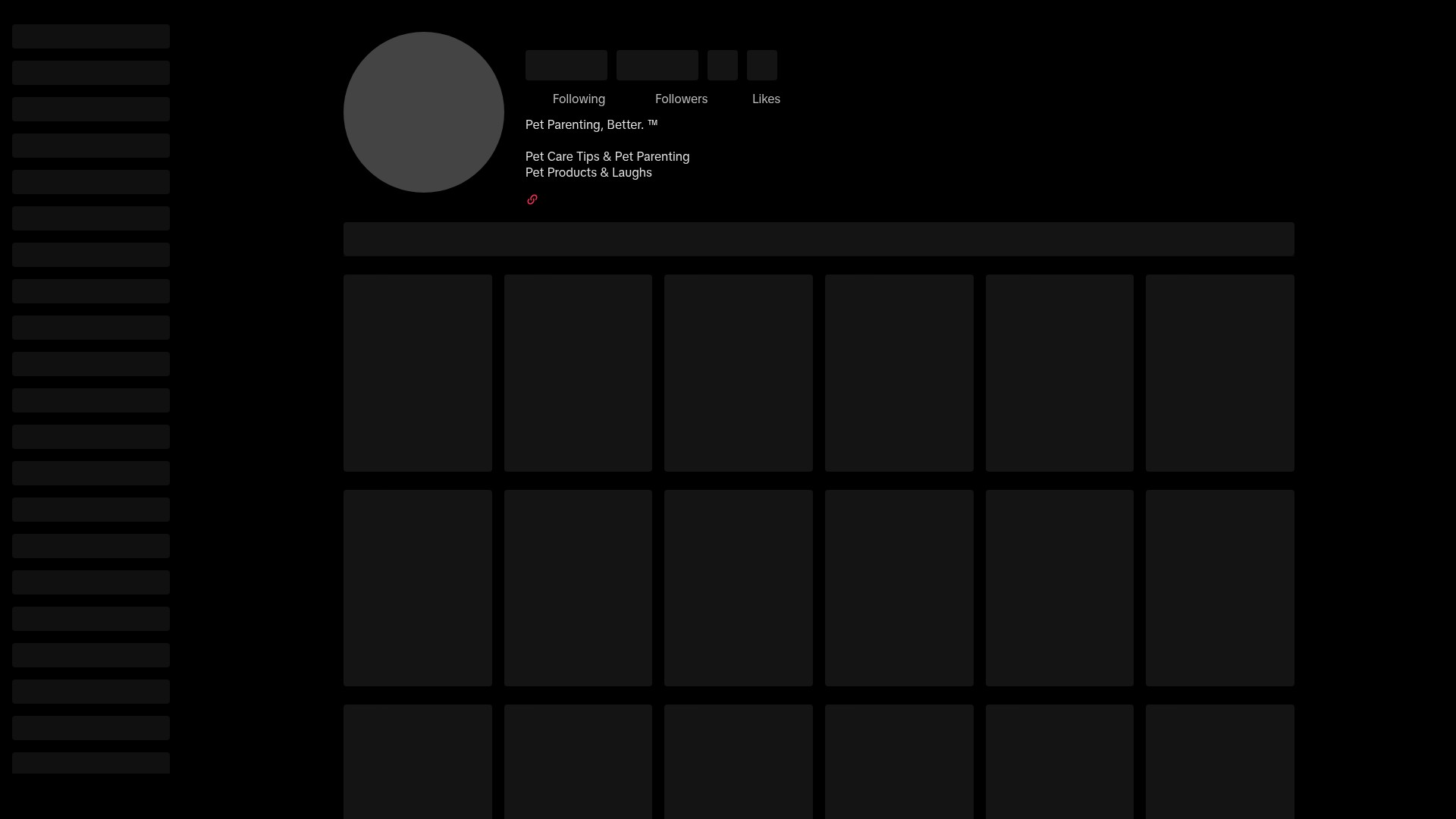 Screenshot of petparentsbrand.com