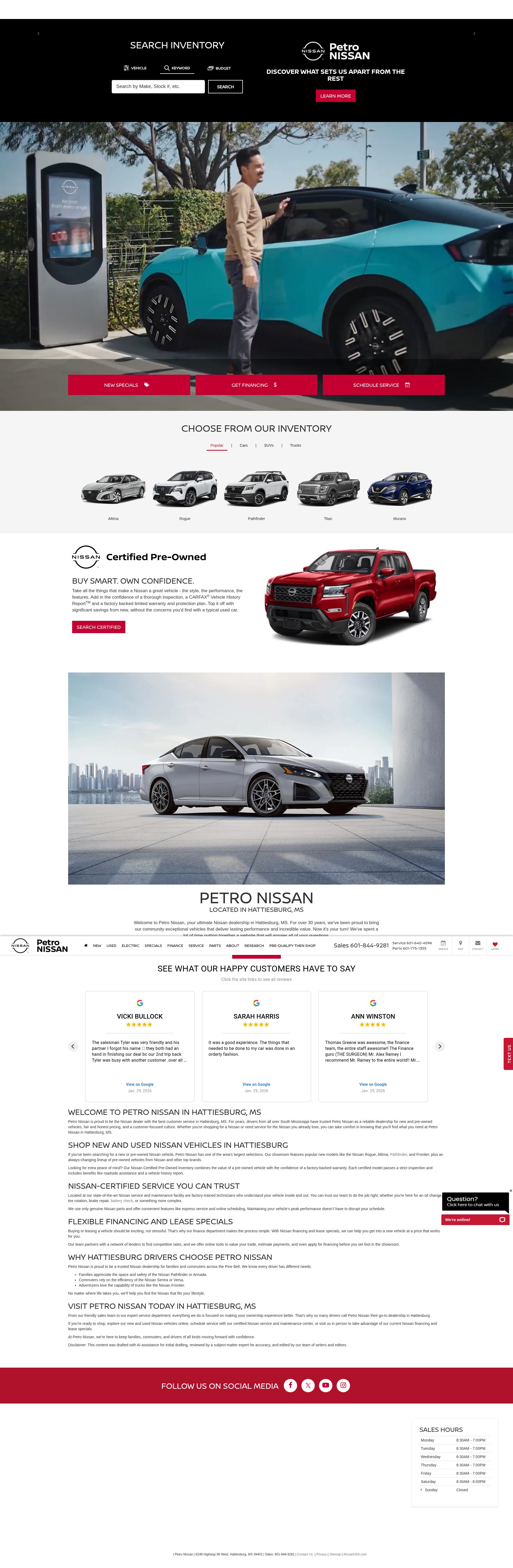 Screenshot of petronissan.com