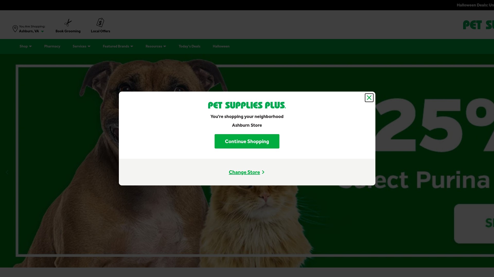 Screenshot of petsuppliesplus.com