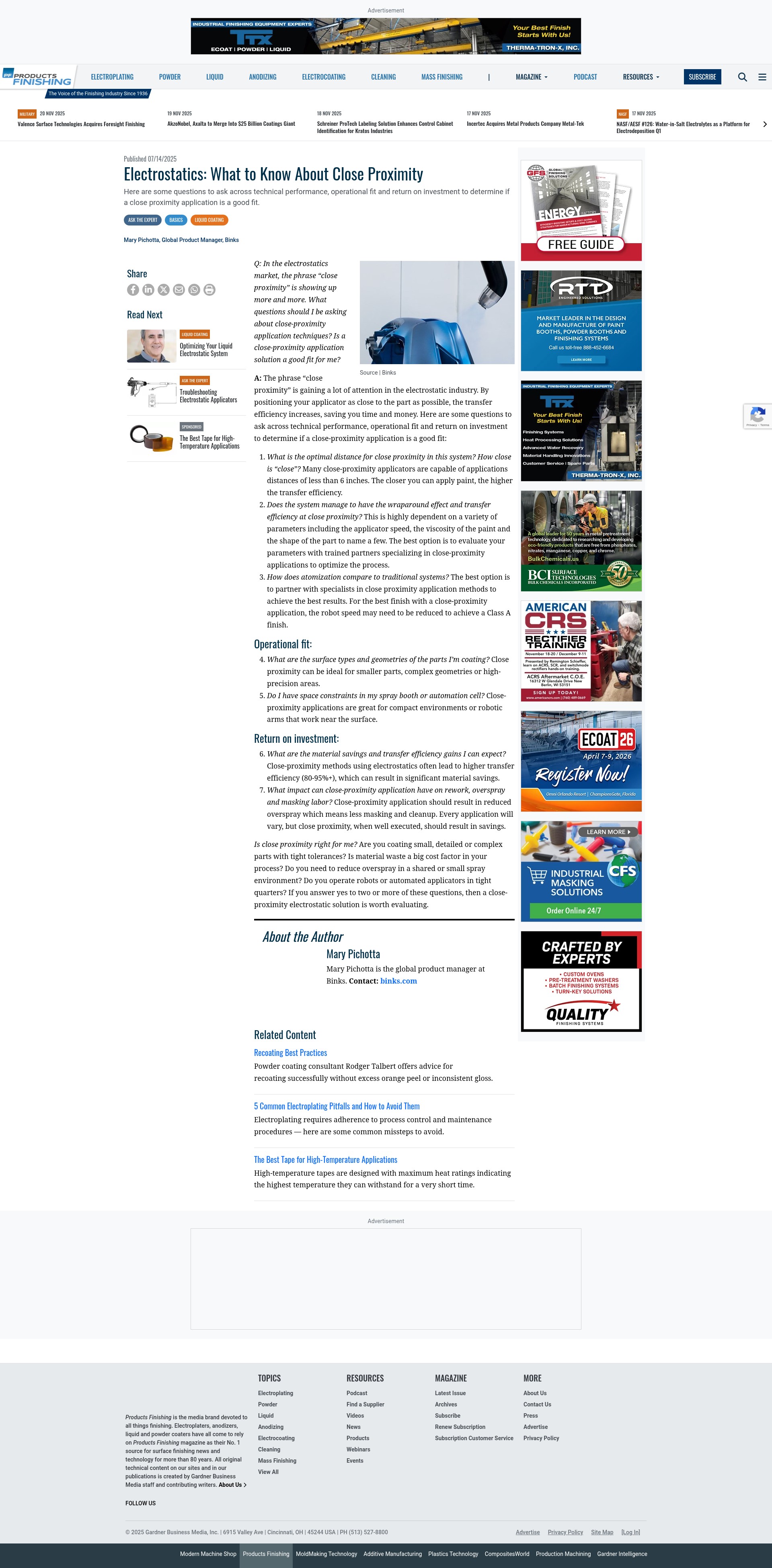 Screenshot of pfonline.com