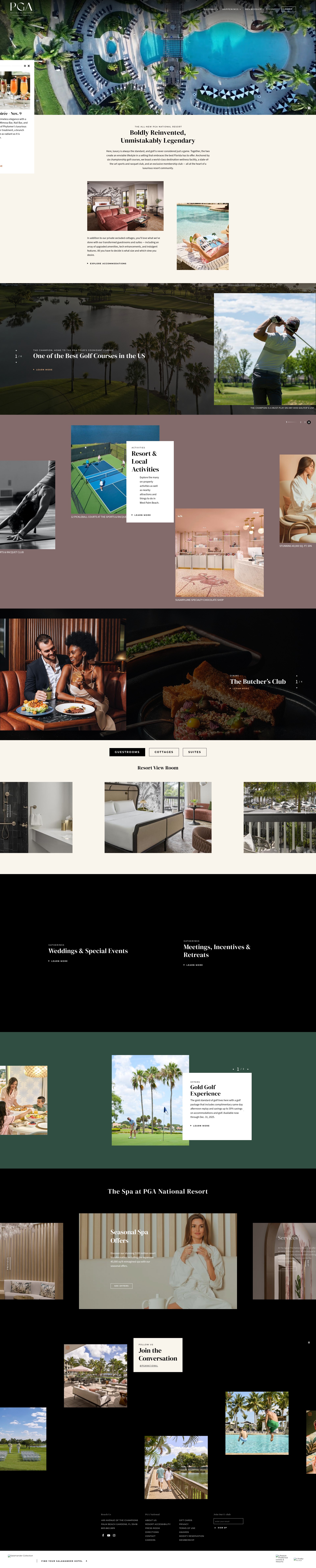 Screenshot of pgaresort.com