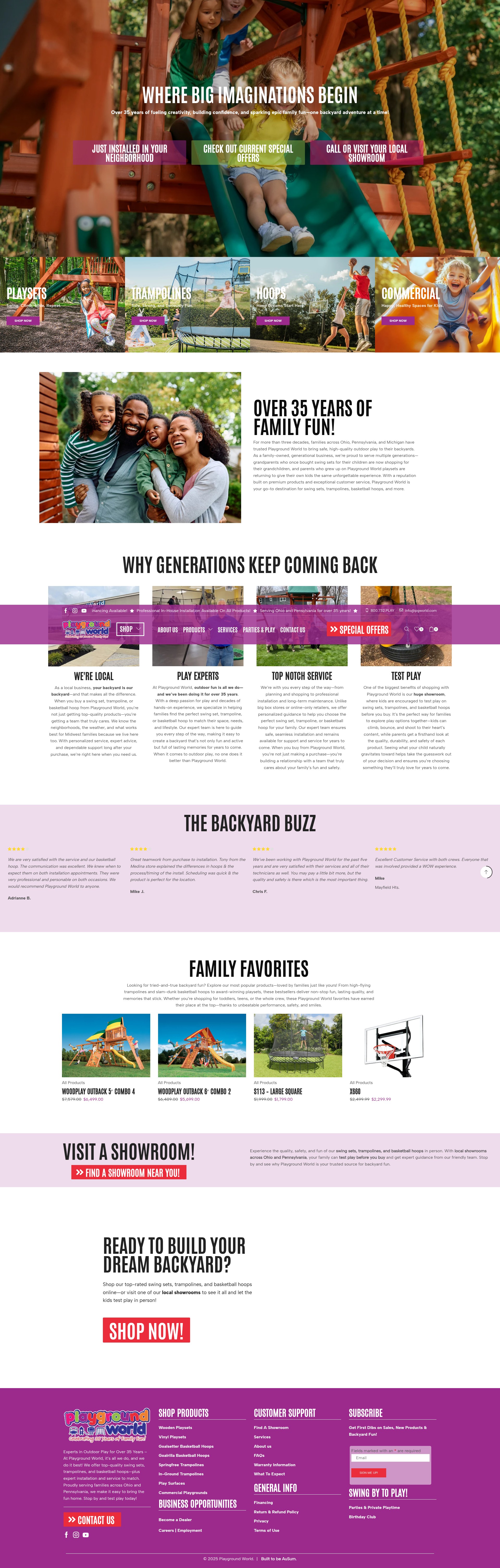 Screenshot of pgworld.com