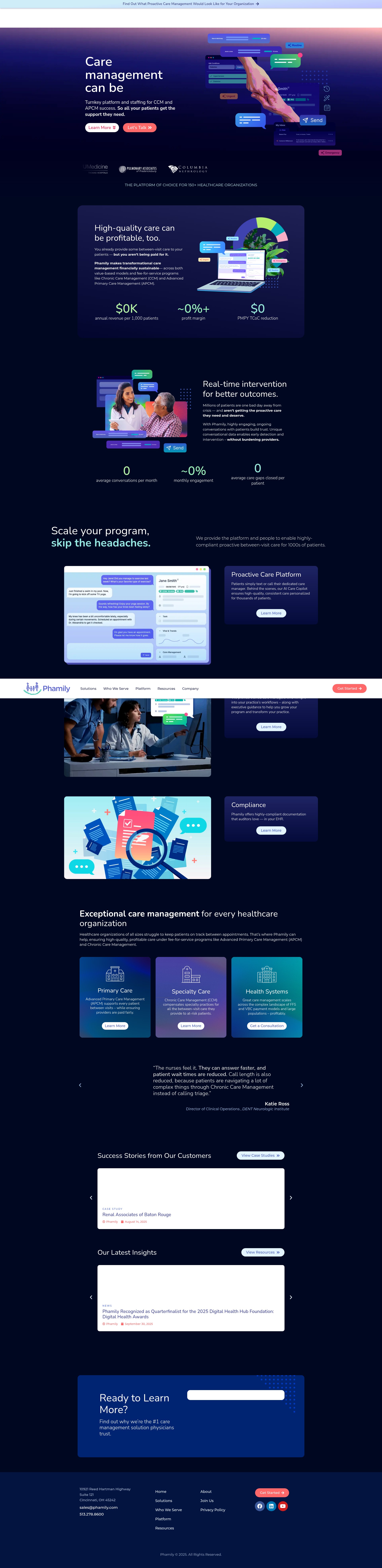 Screenshot of phamily.com