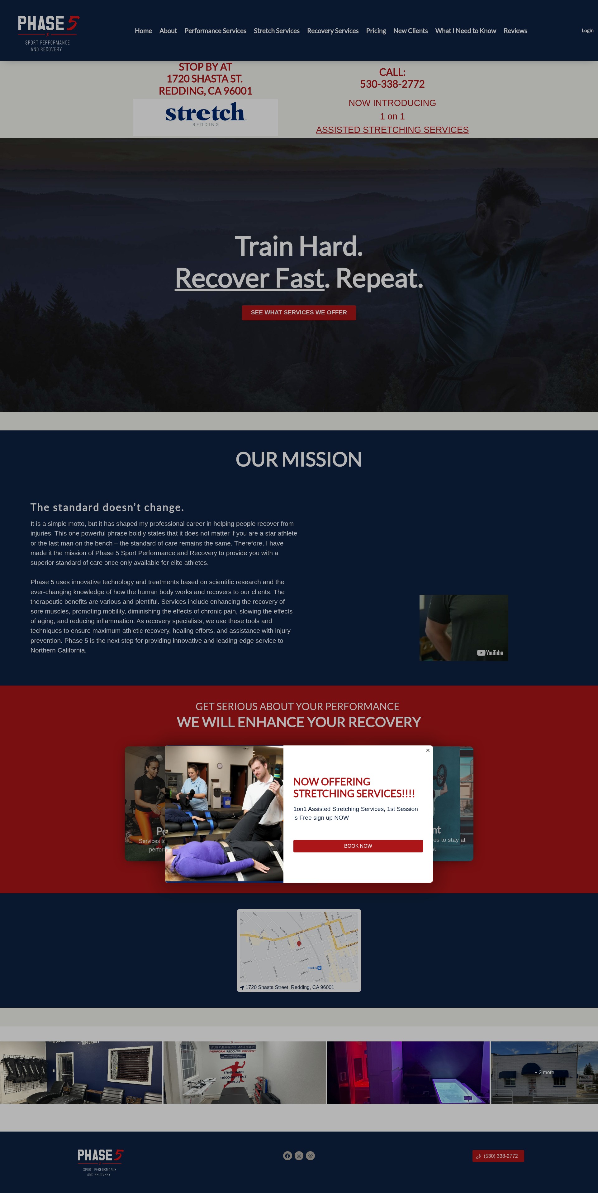 Screenshot of phase5redding.com