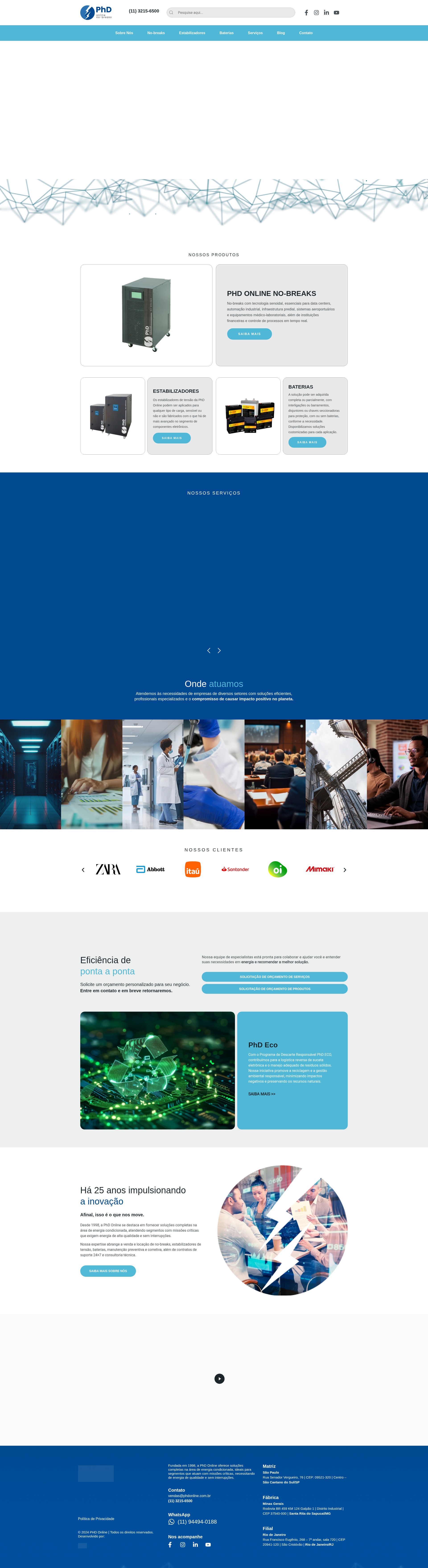 Screenshot of phdonline.com.br