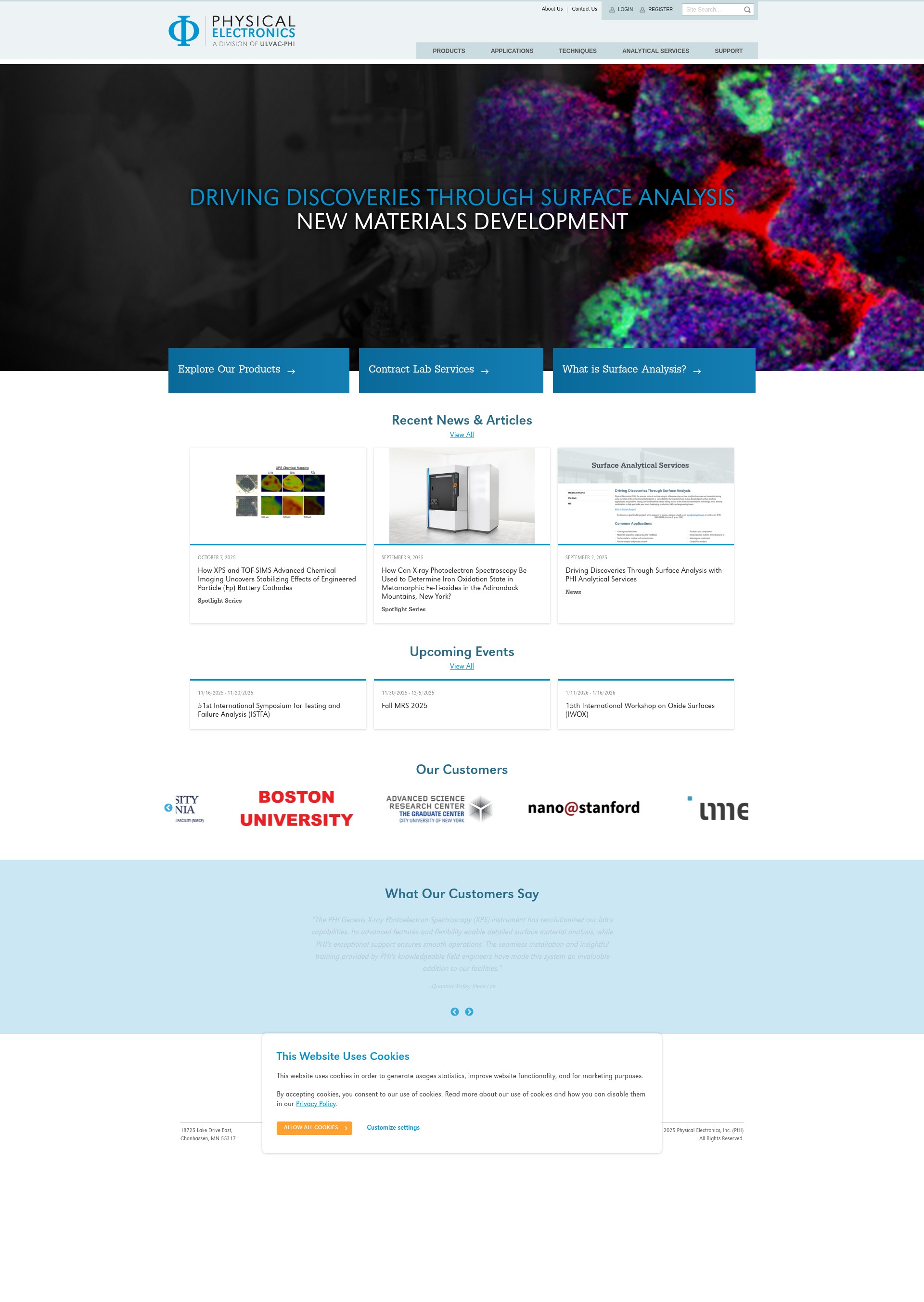 Screenshot of phi.com