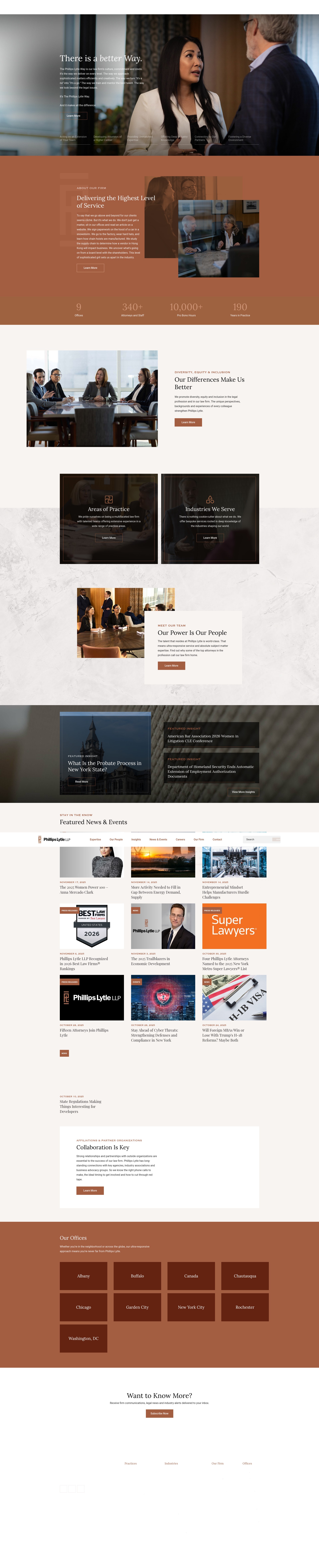 Screenshot of phillipslytle.com