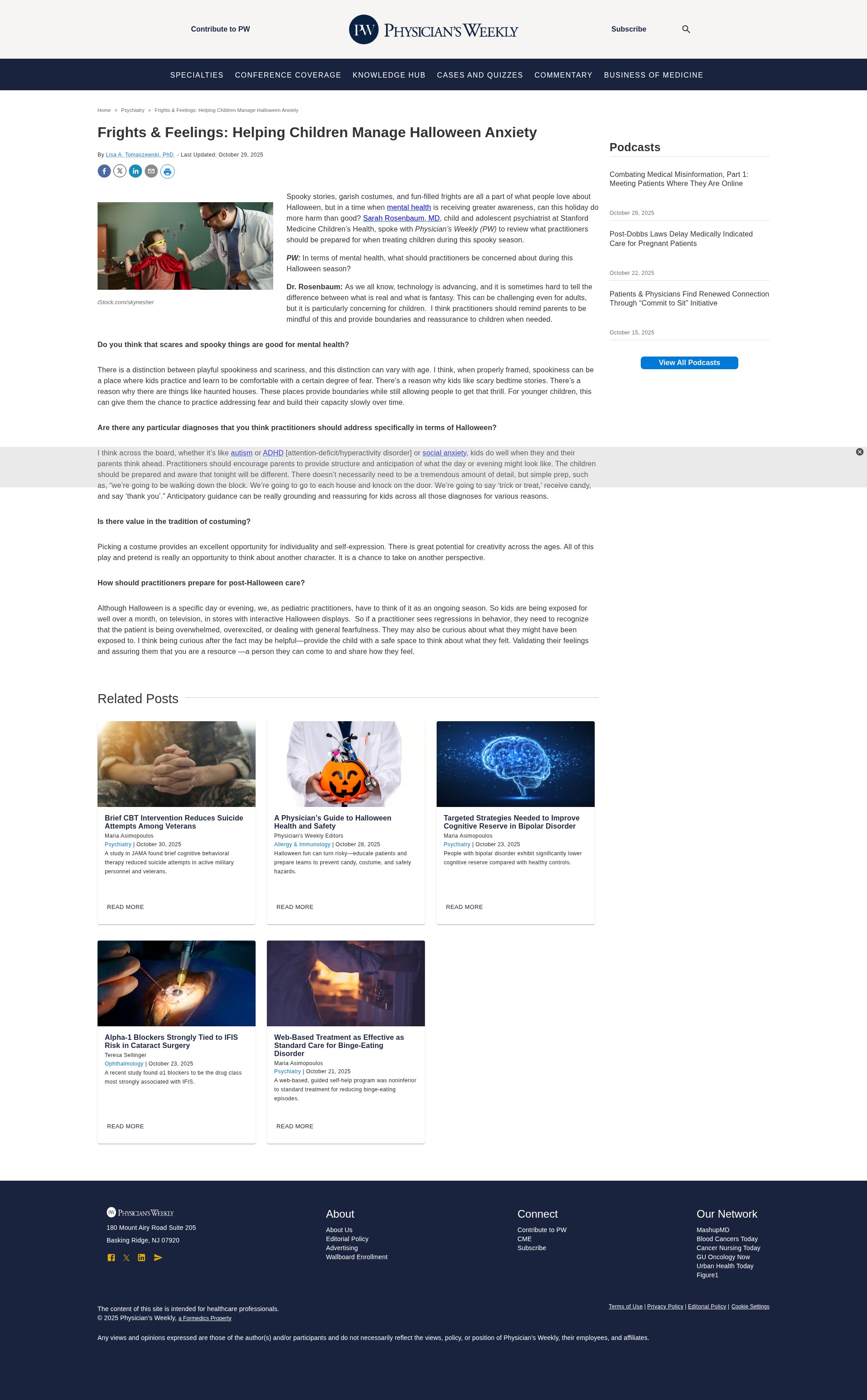 Screenshot of physiciansweekly.com