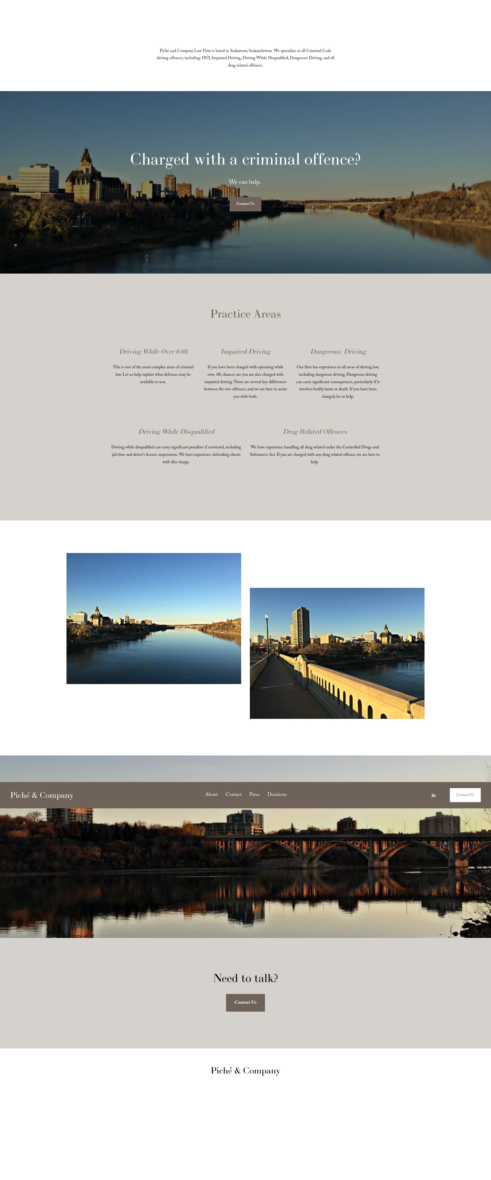 Screenshot of picheandcompany.com
