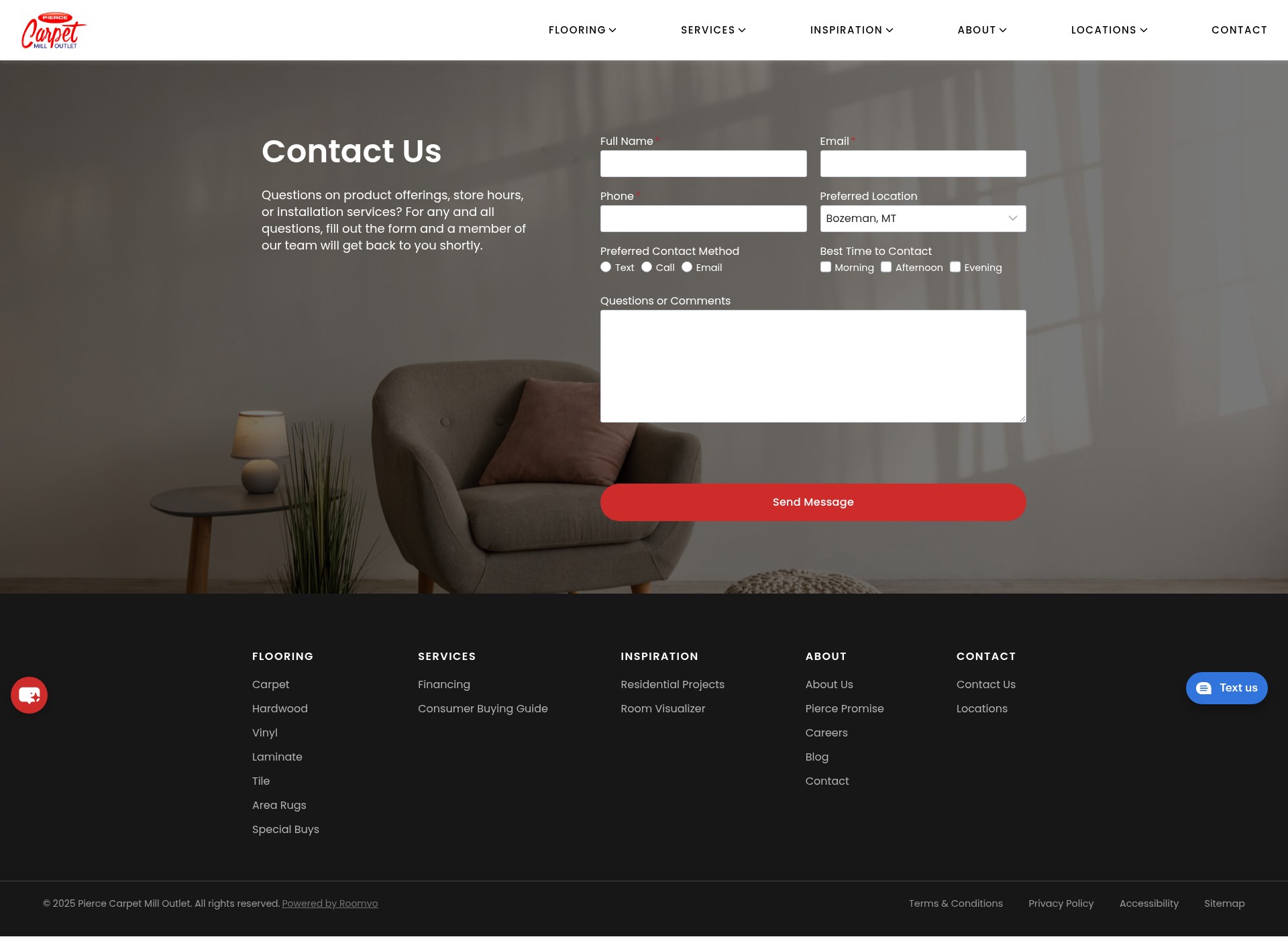 Screenshot of pierceoutlet.com