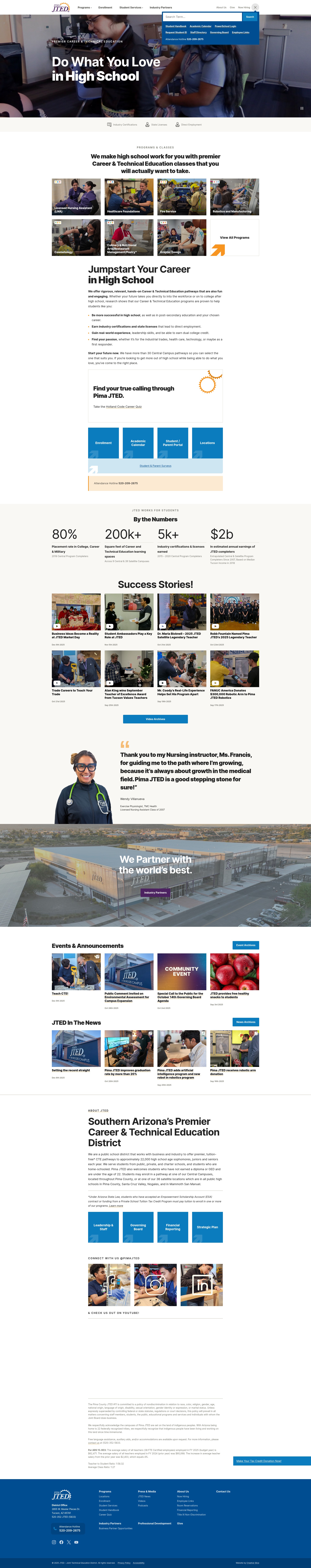 Screenshot of pimajted.org