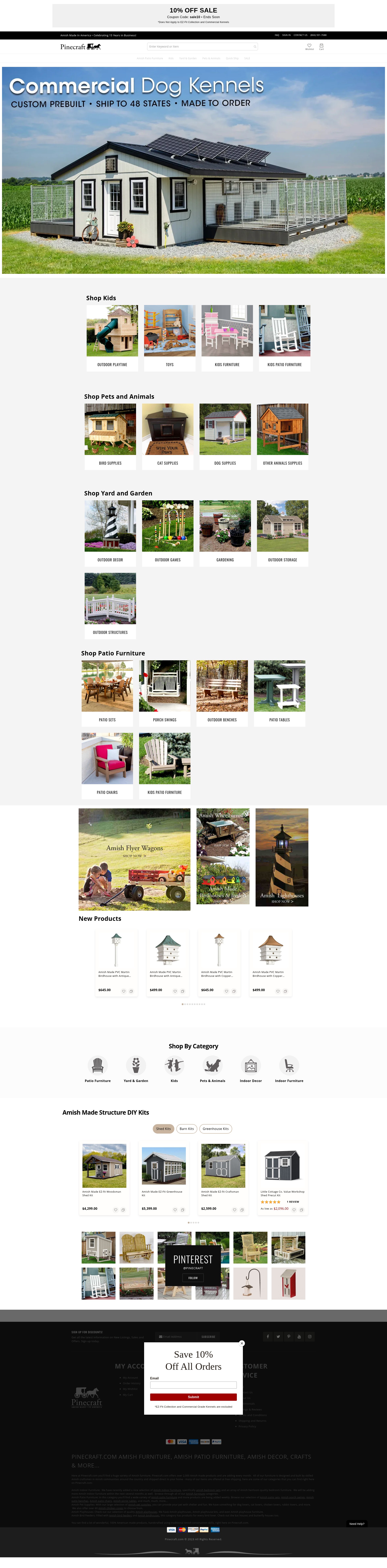 Screenshot of pinecraft.com