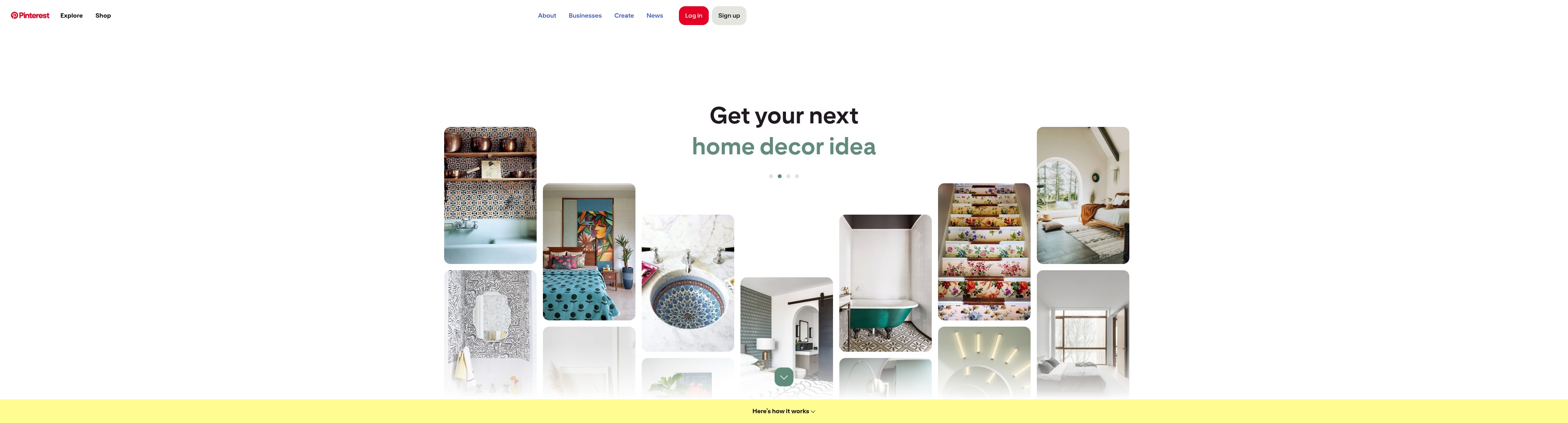 Screenshot of pinterest.com