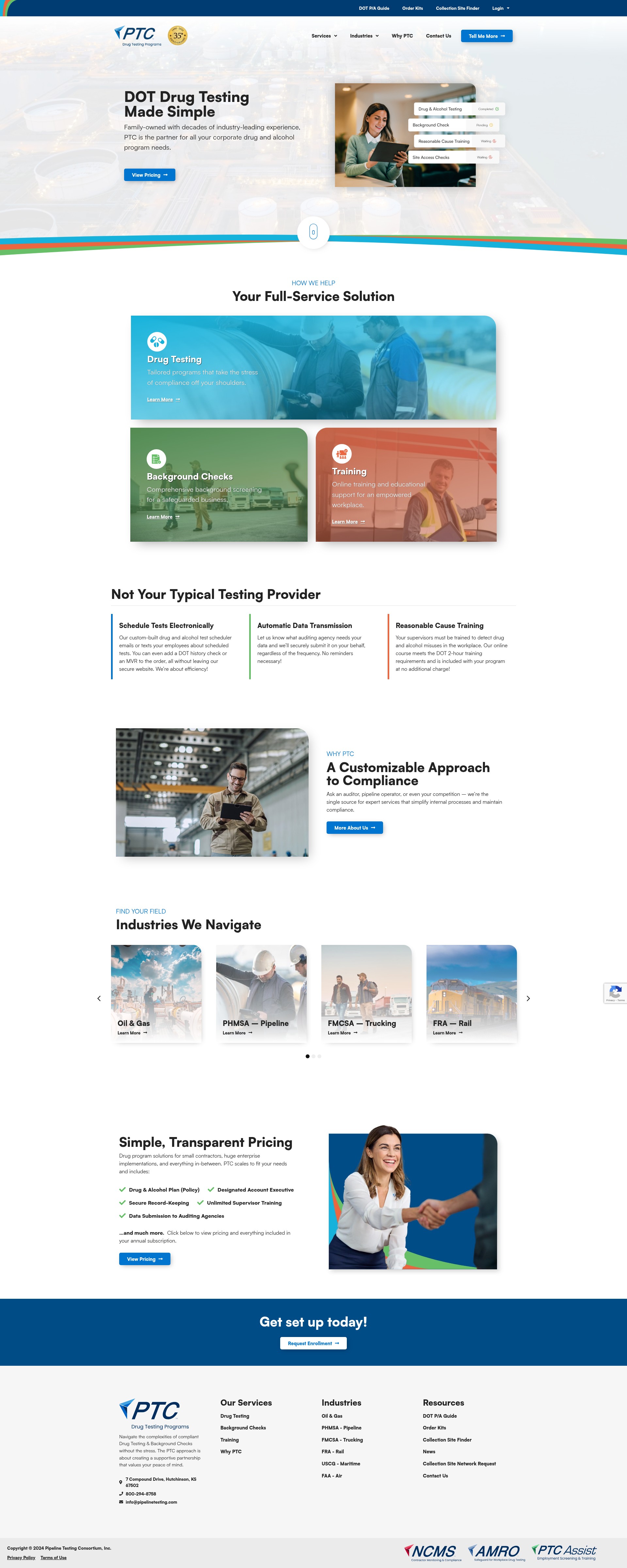 Screenshot of pipelinetesting.com
