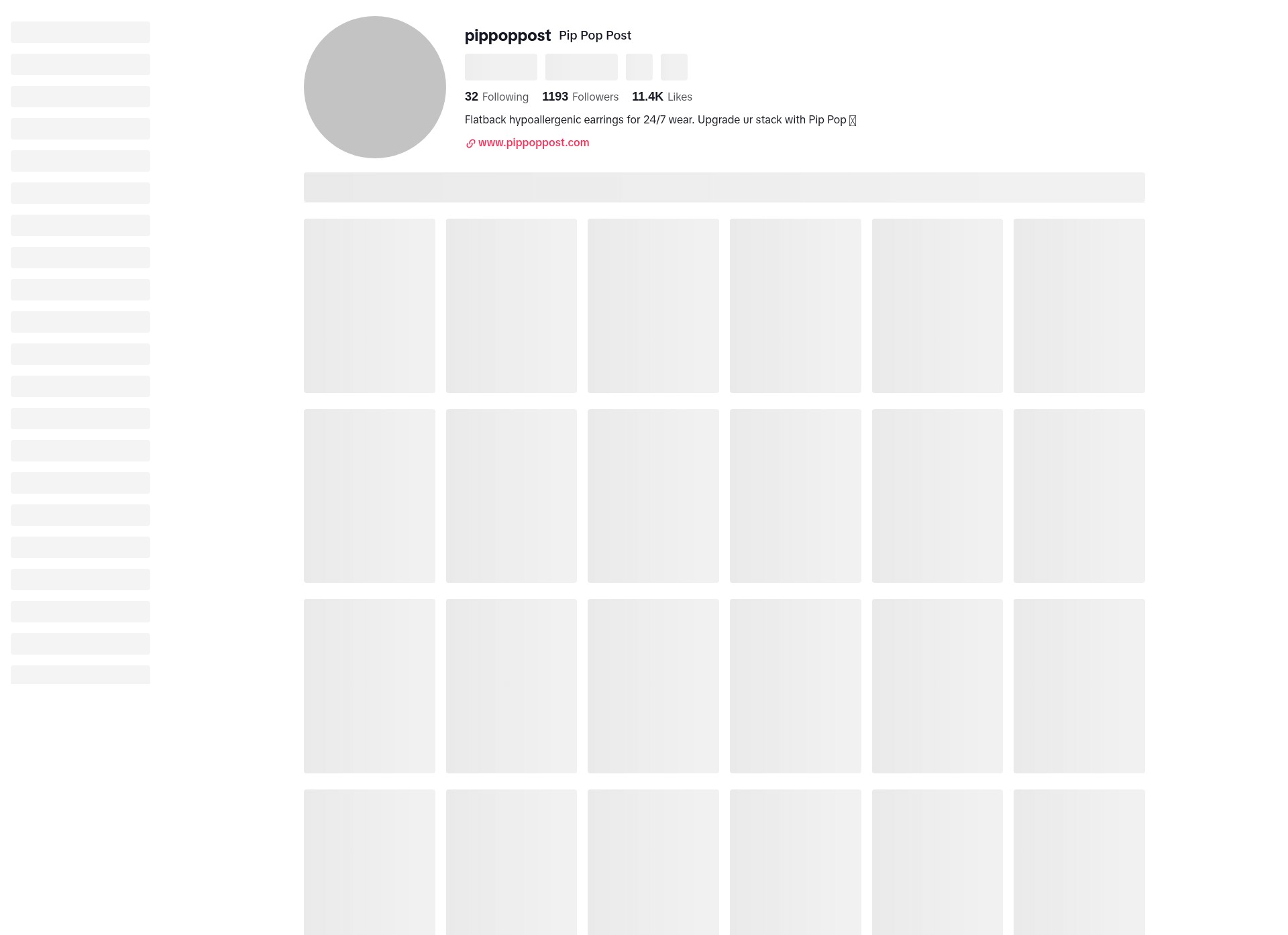 Screenshot of pippoppost.com