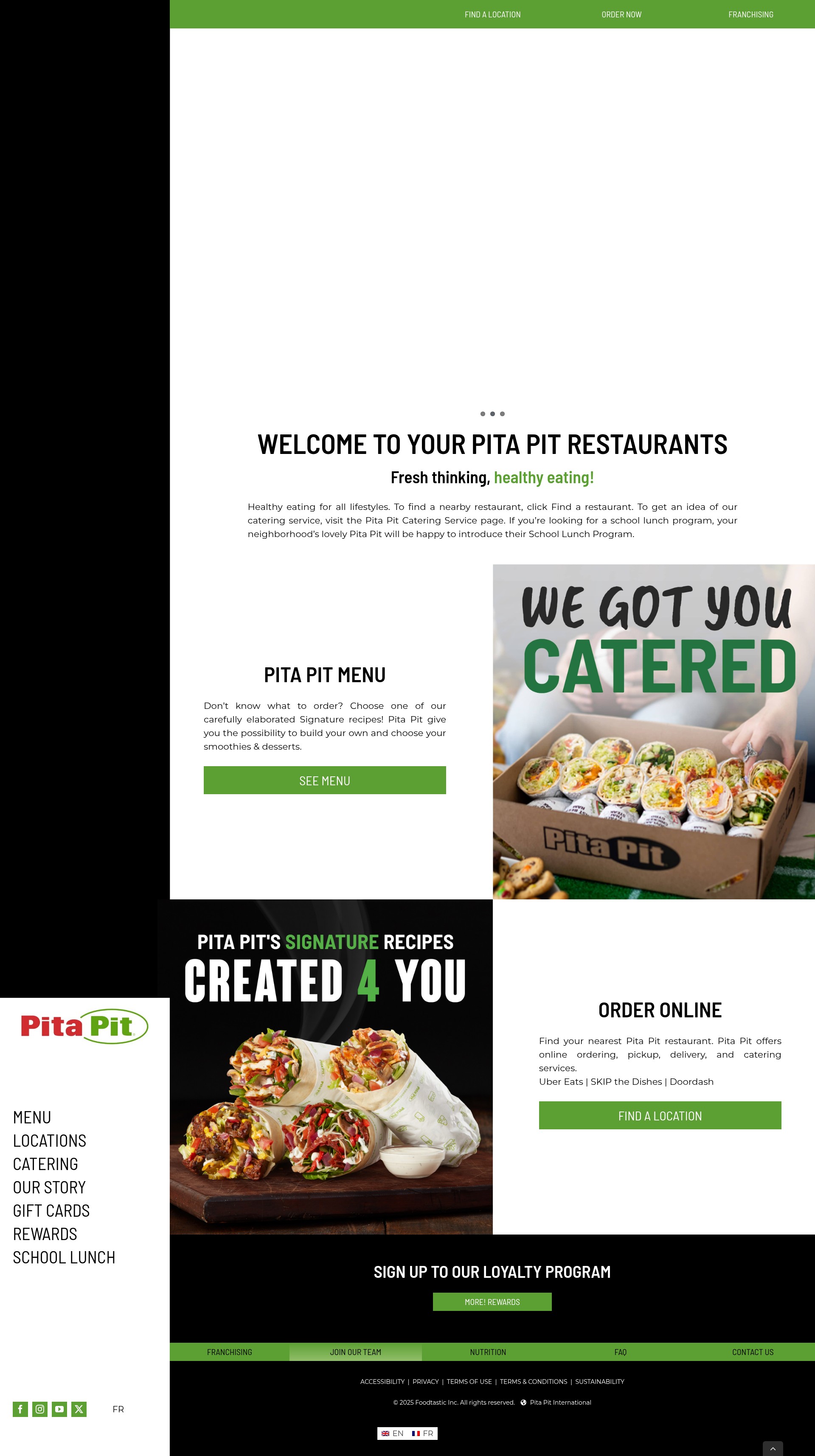 Screenshot of pitapit.ca