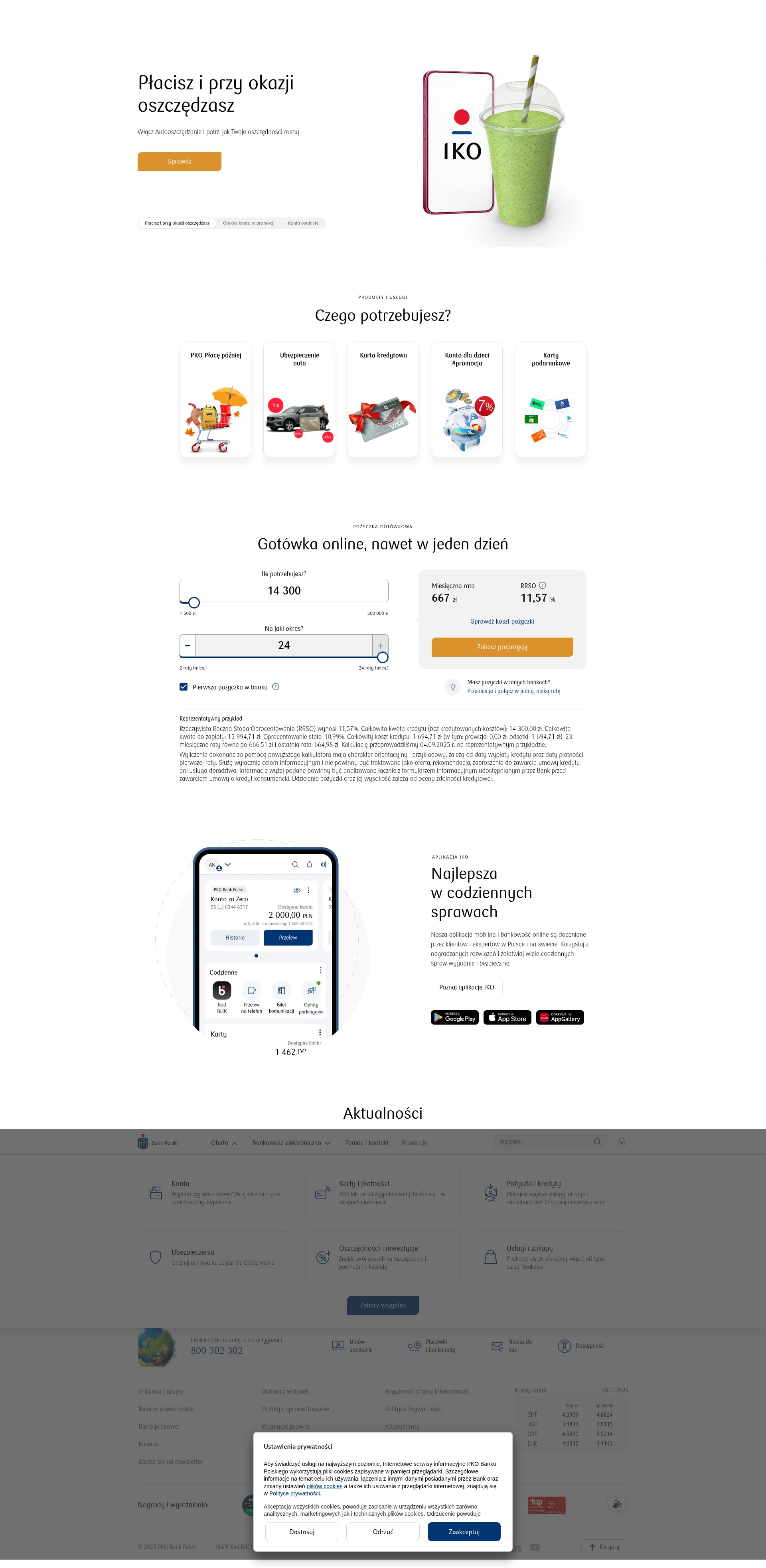 Screenshot of pkobp.pl