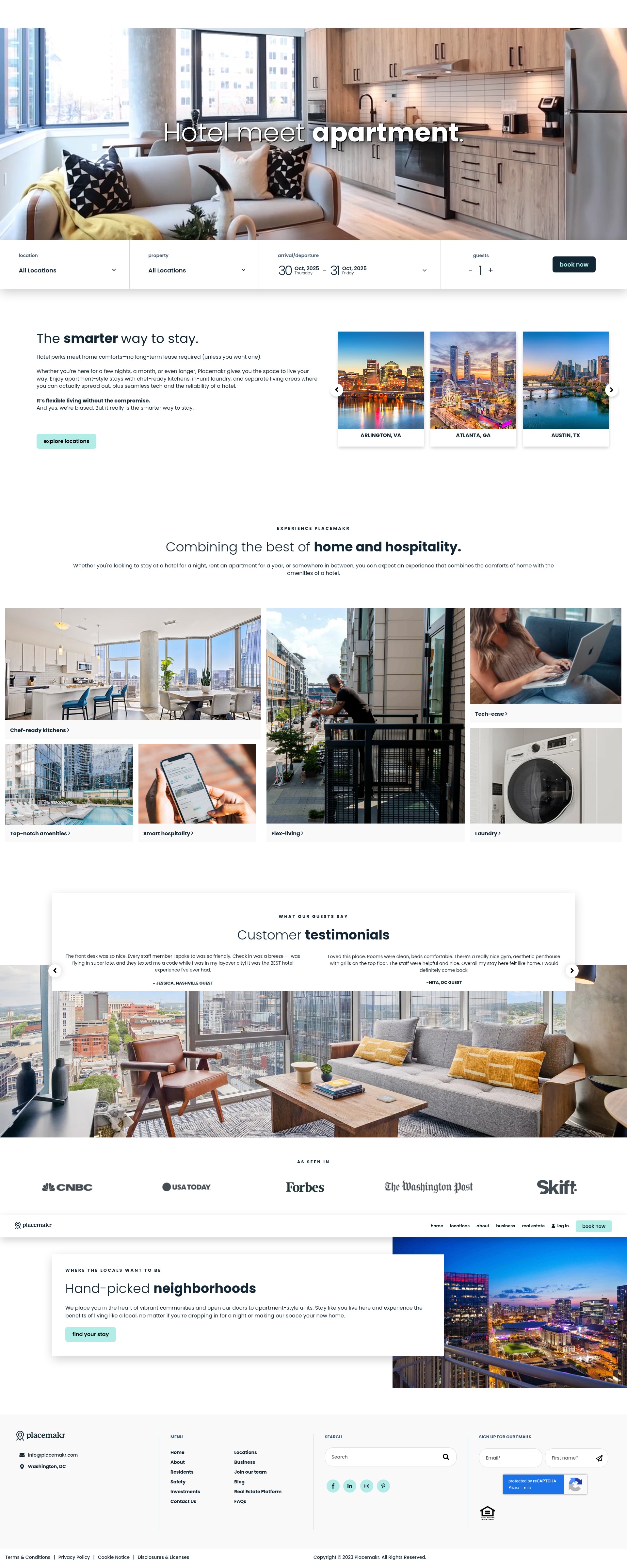 Screenshot of placemakr.com