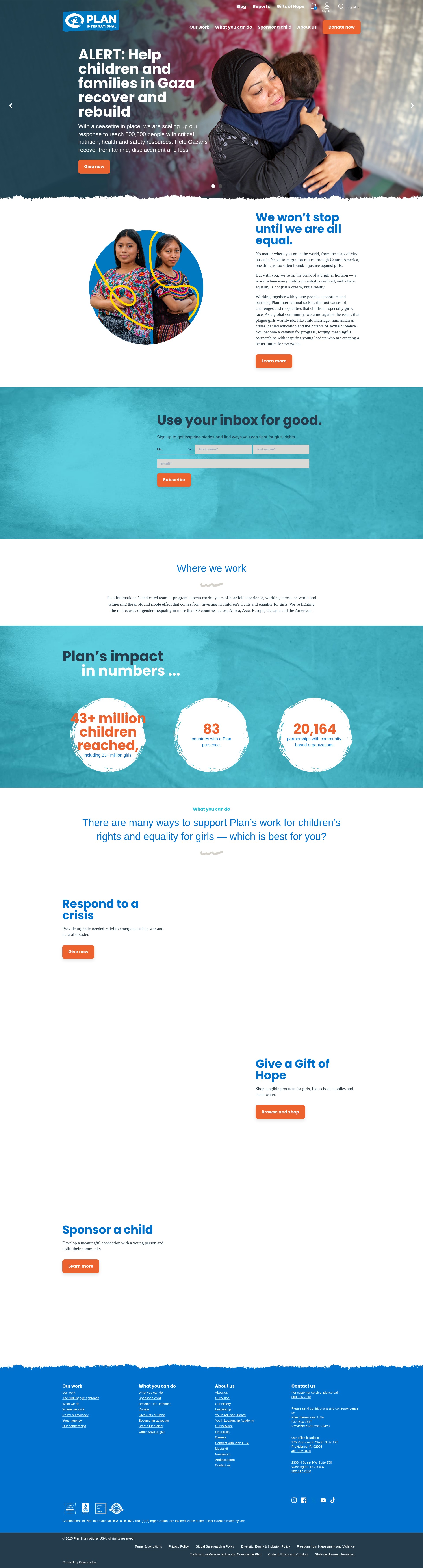 Screenshot of planusa.org