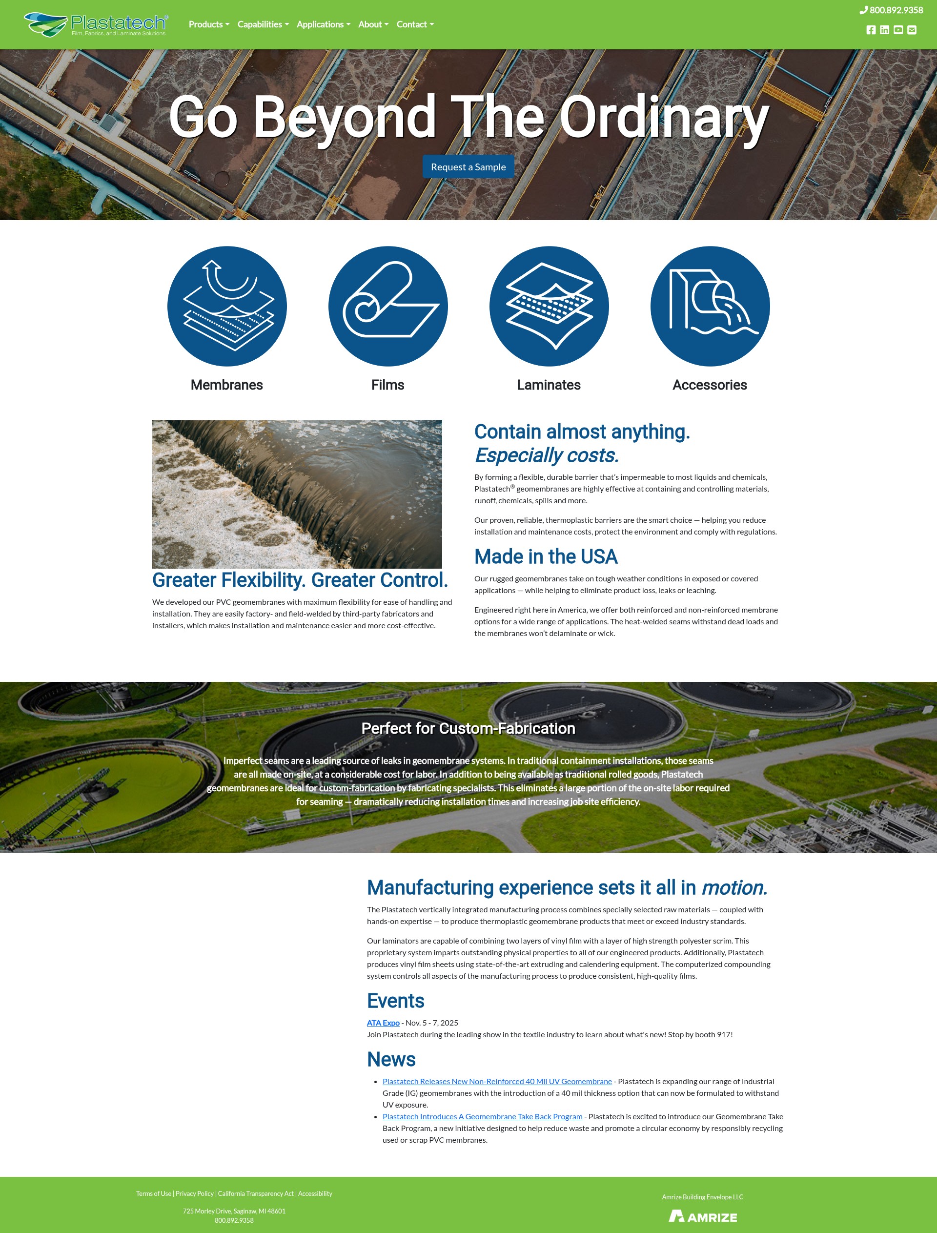 Screenshot of plastatech.com