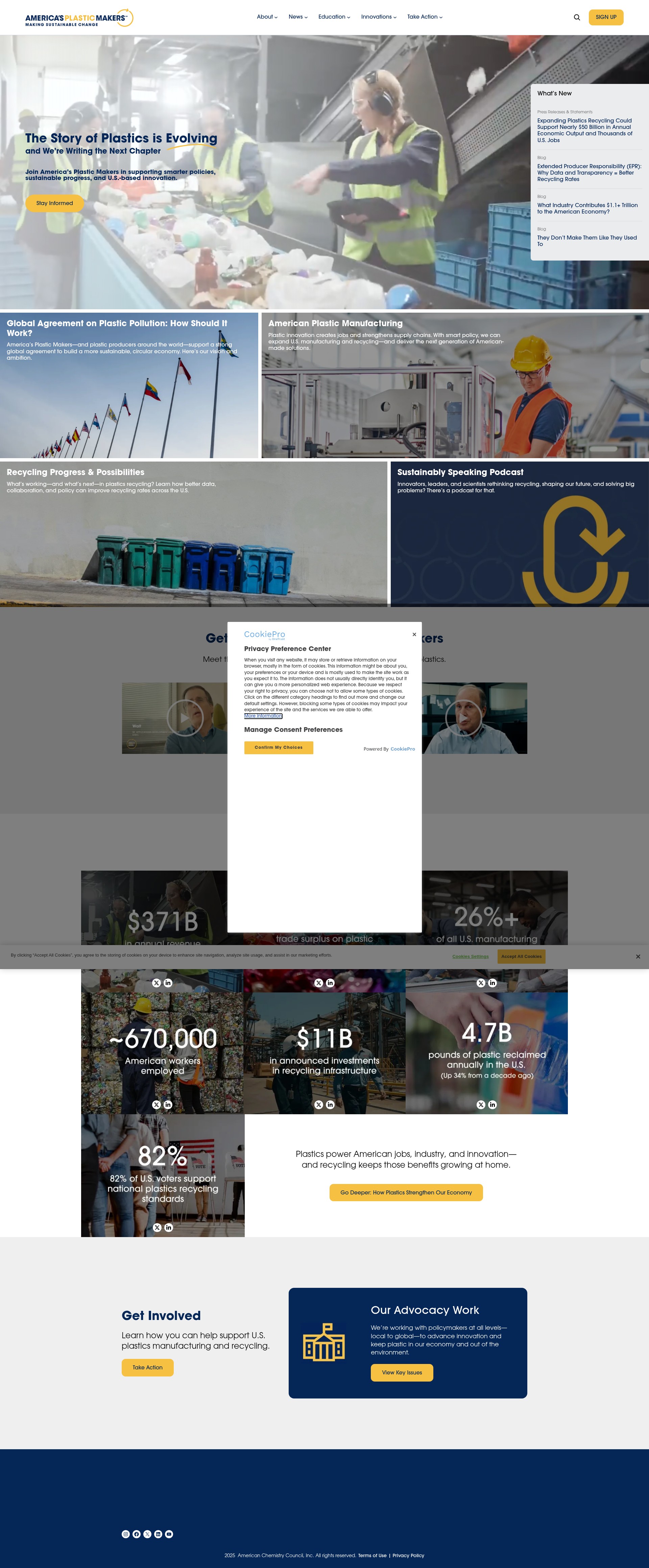 Screenshot of plasticmakers.org