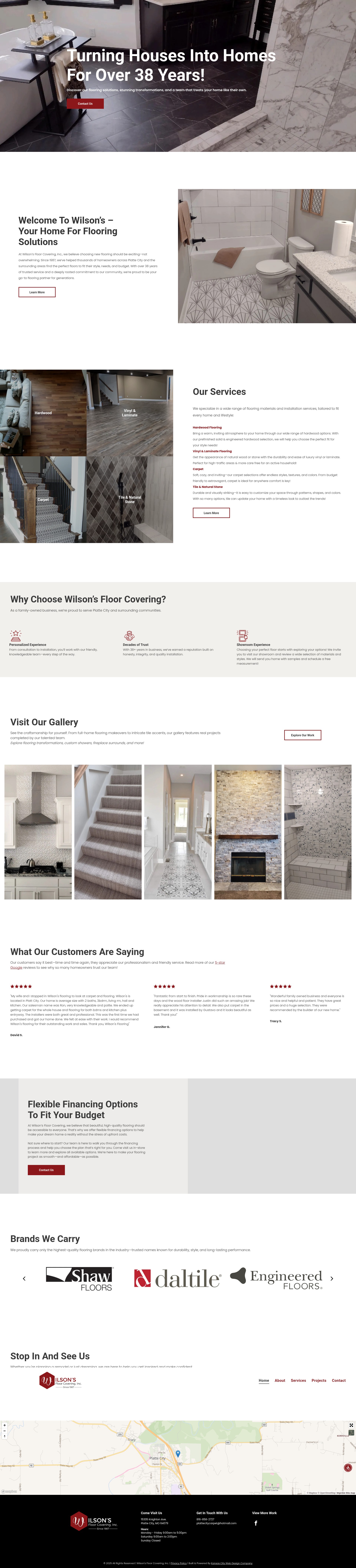 Screenshot of plattecitycarpet.com