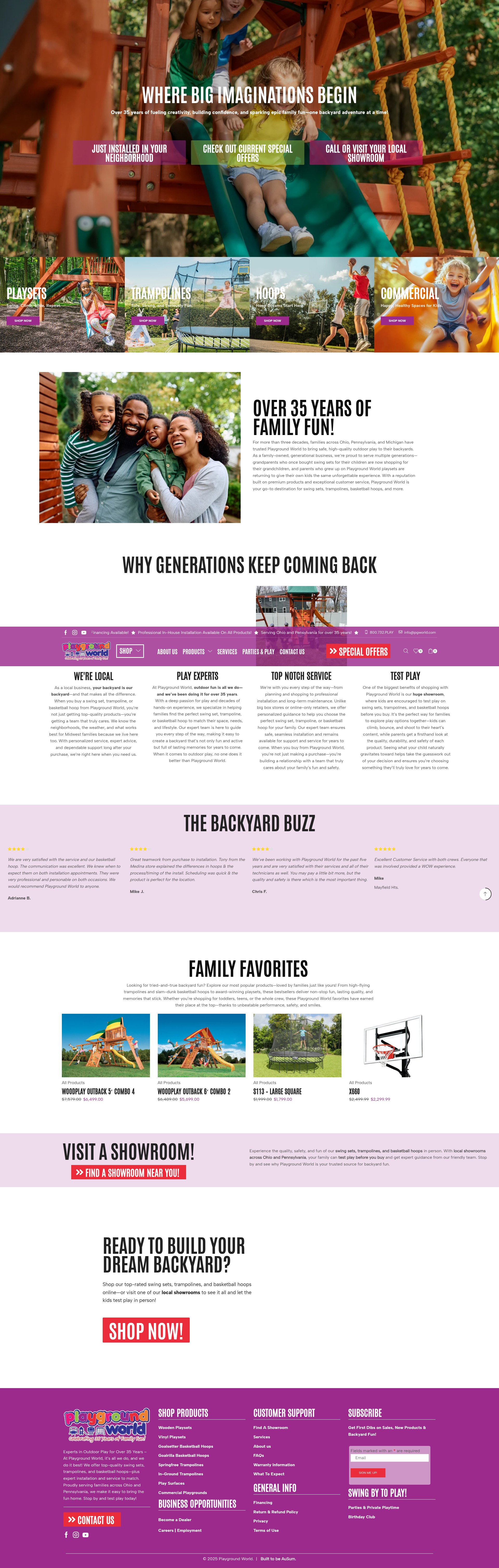 Screenshot of playgroundworld.com