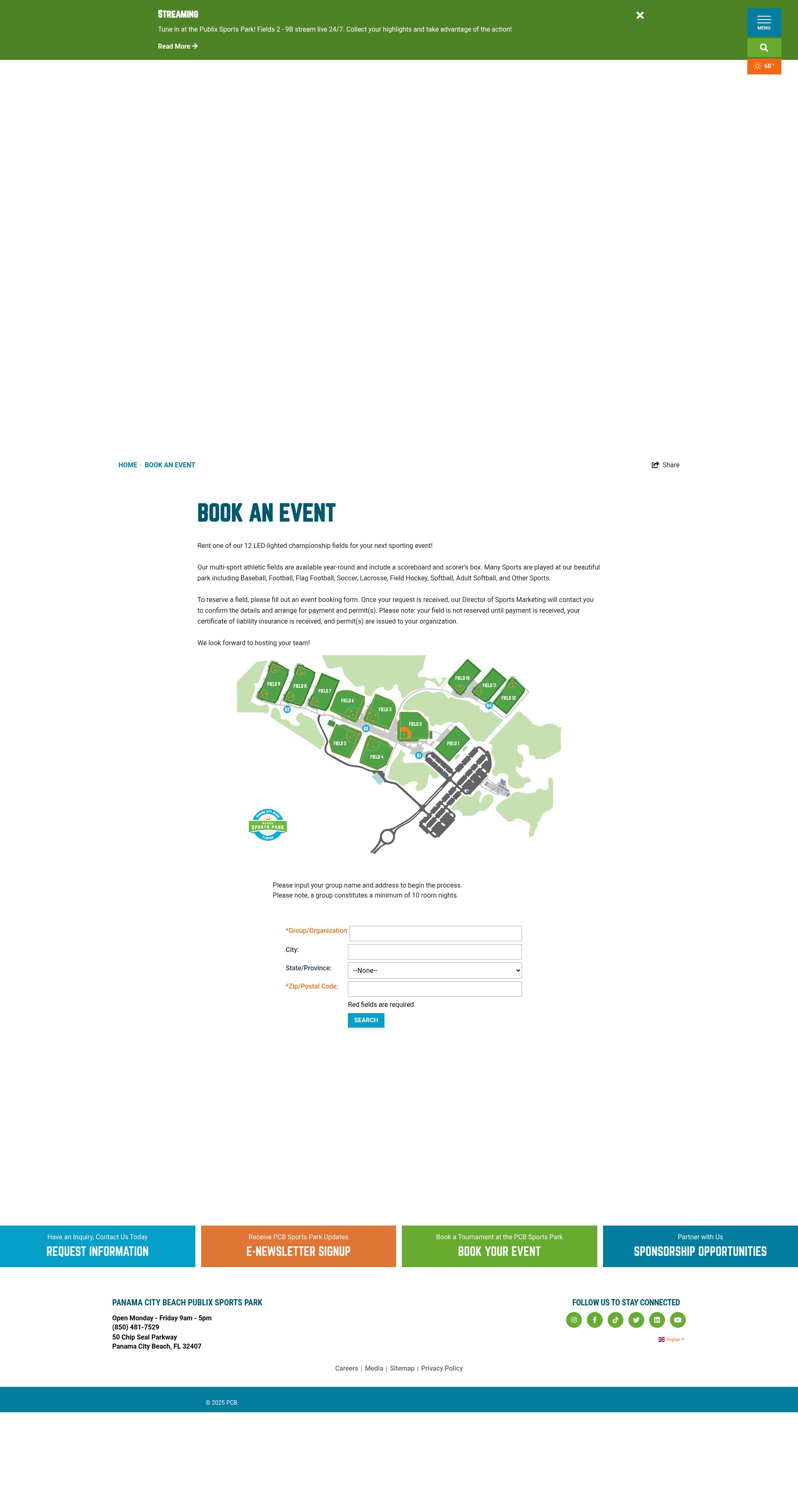 Screenshot of playpanamacitybeach.com