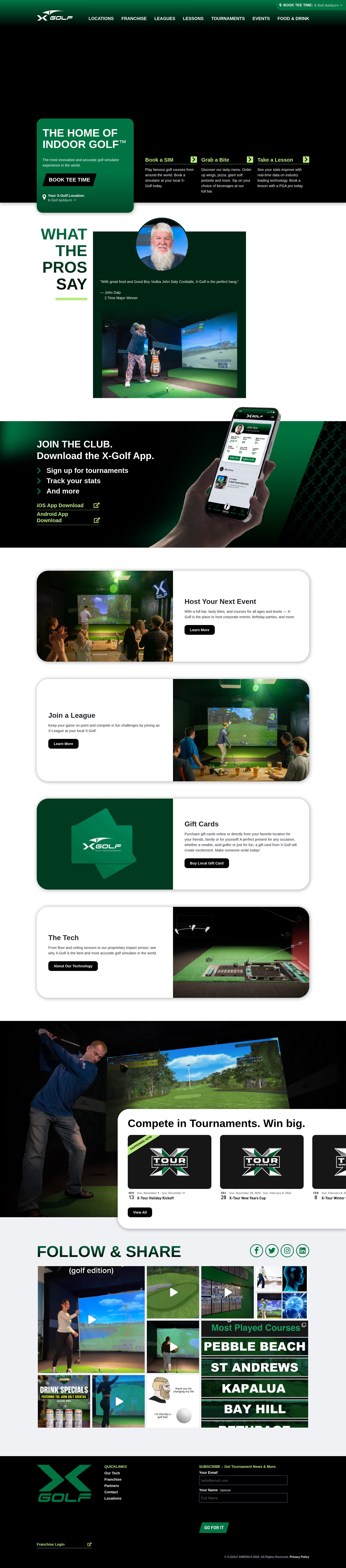 Screenshot of playxgolf.com
