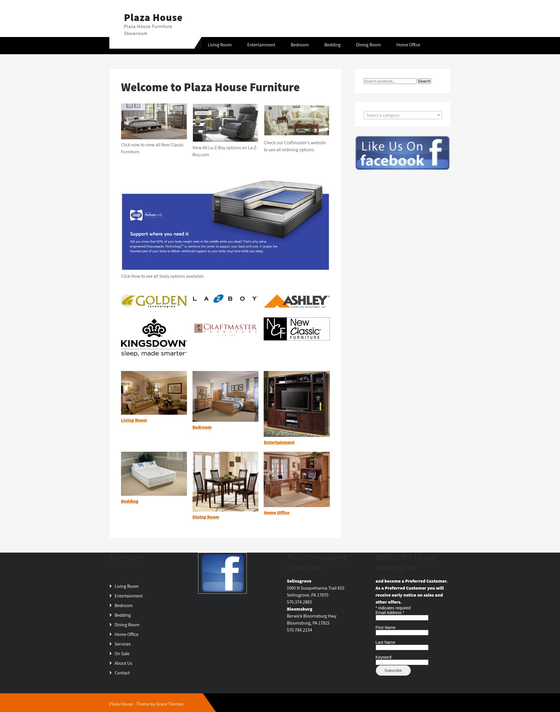Screenshot of plazahouse.com