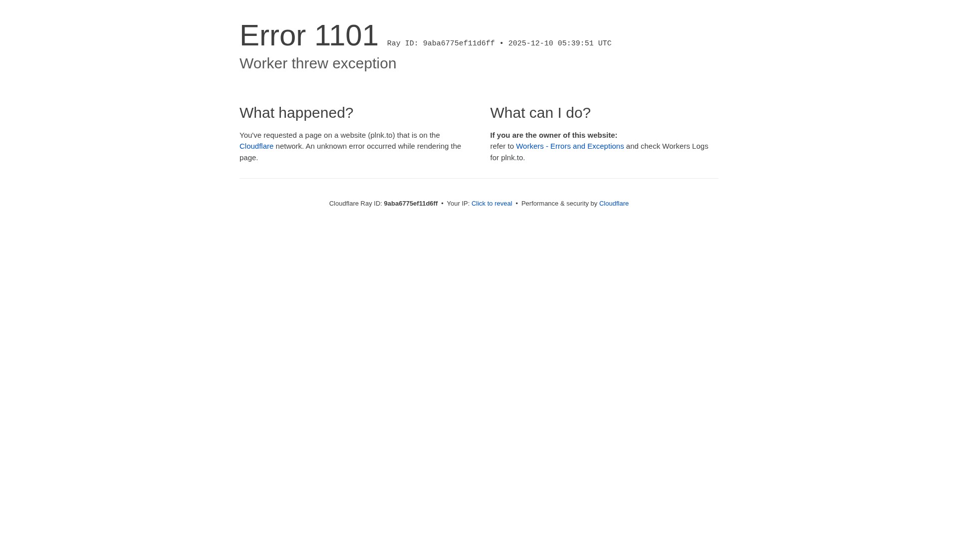 Screenshot of plnk.to
