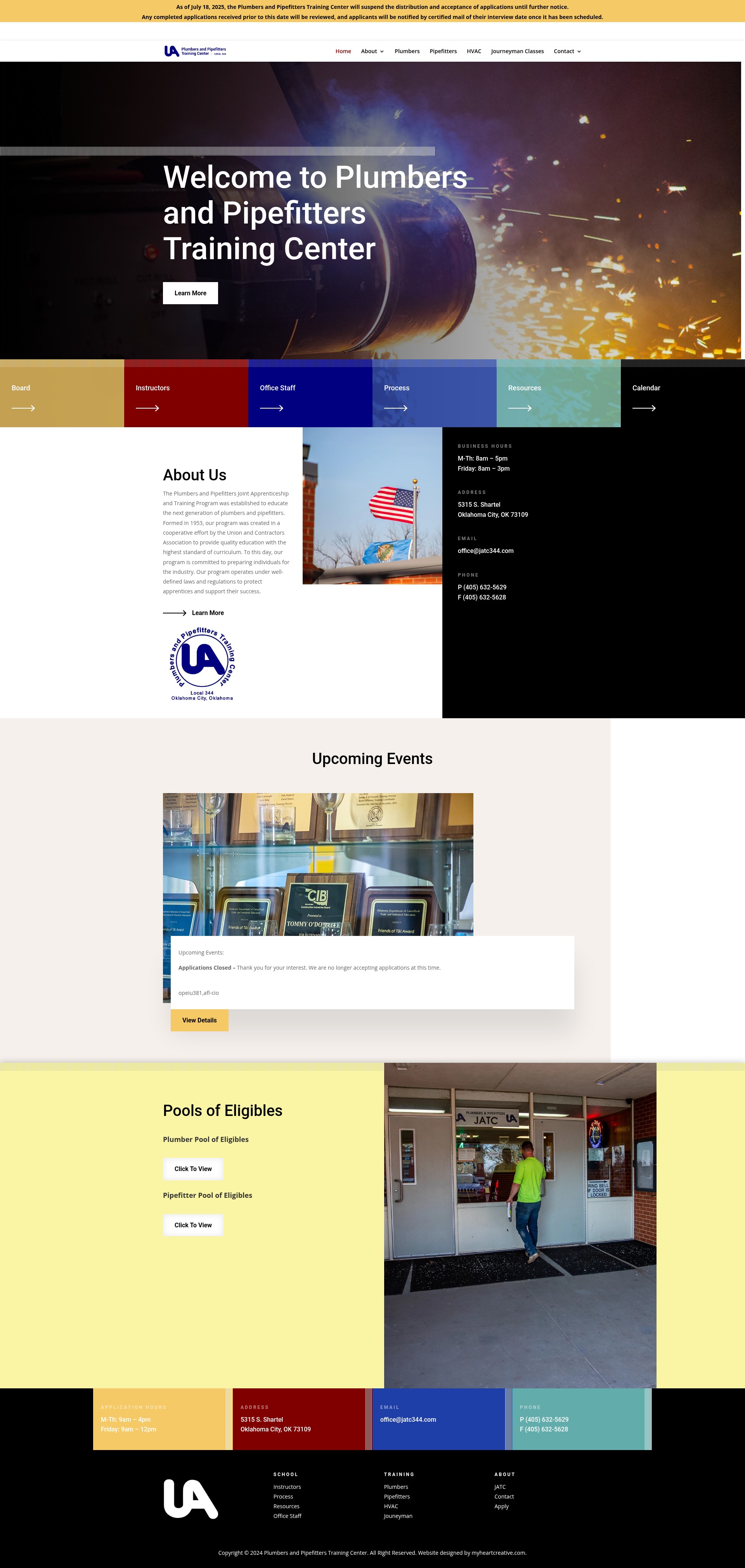 Screenshot of plumbersandpipefitters.com