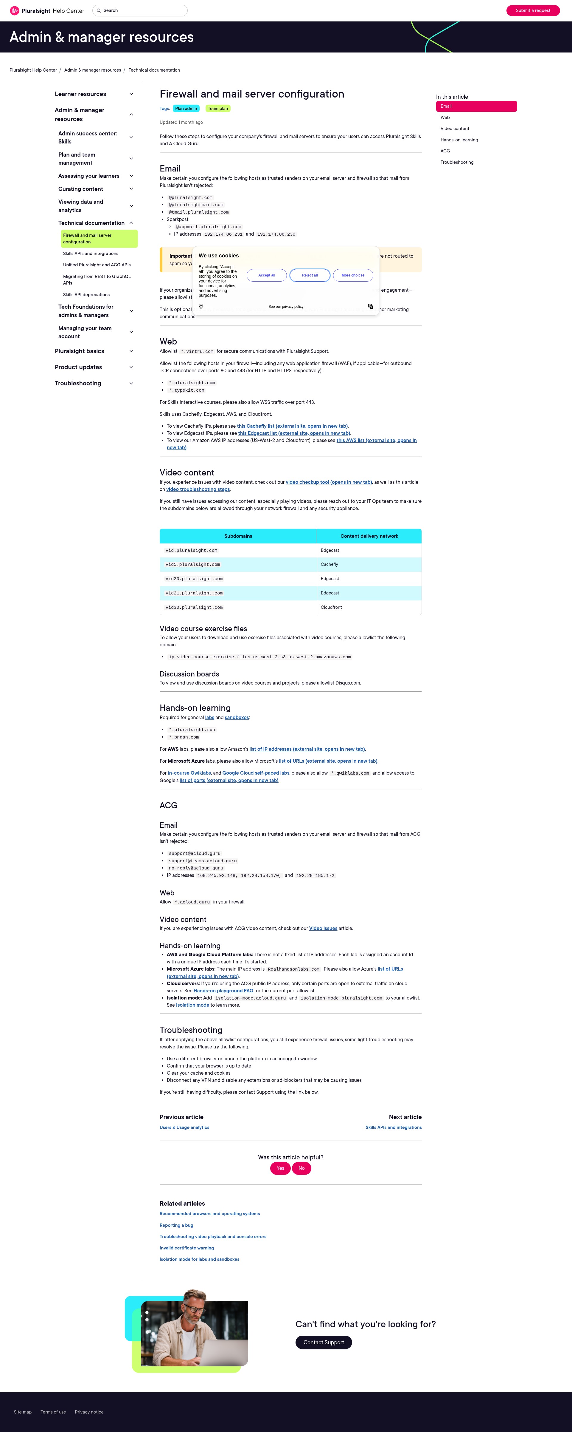 Screenshot of pluralsight.com