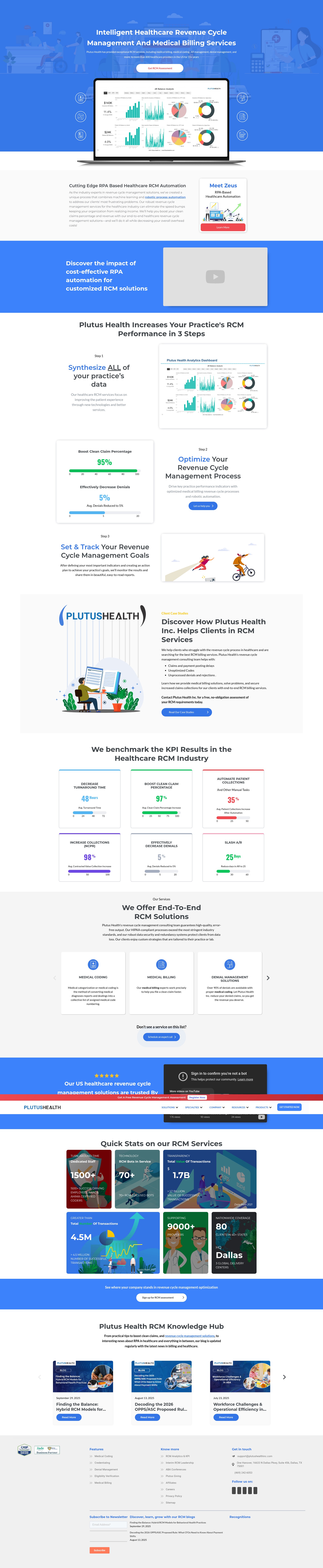 Screenshot of plutushealthinc.com