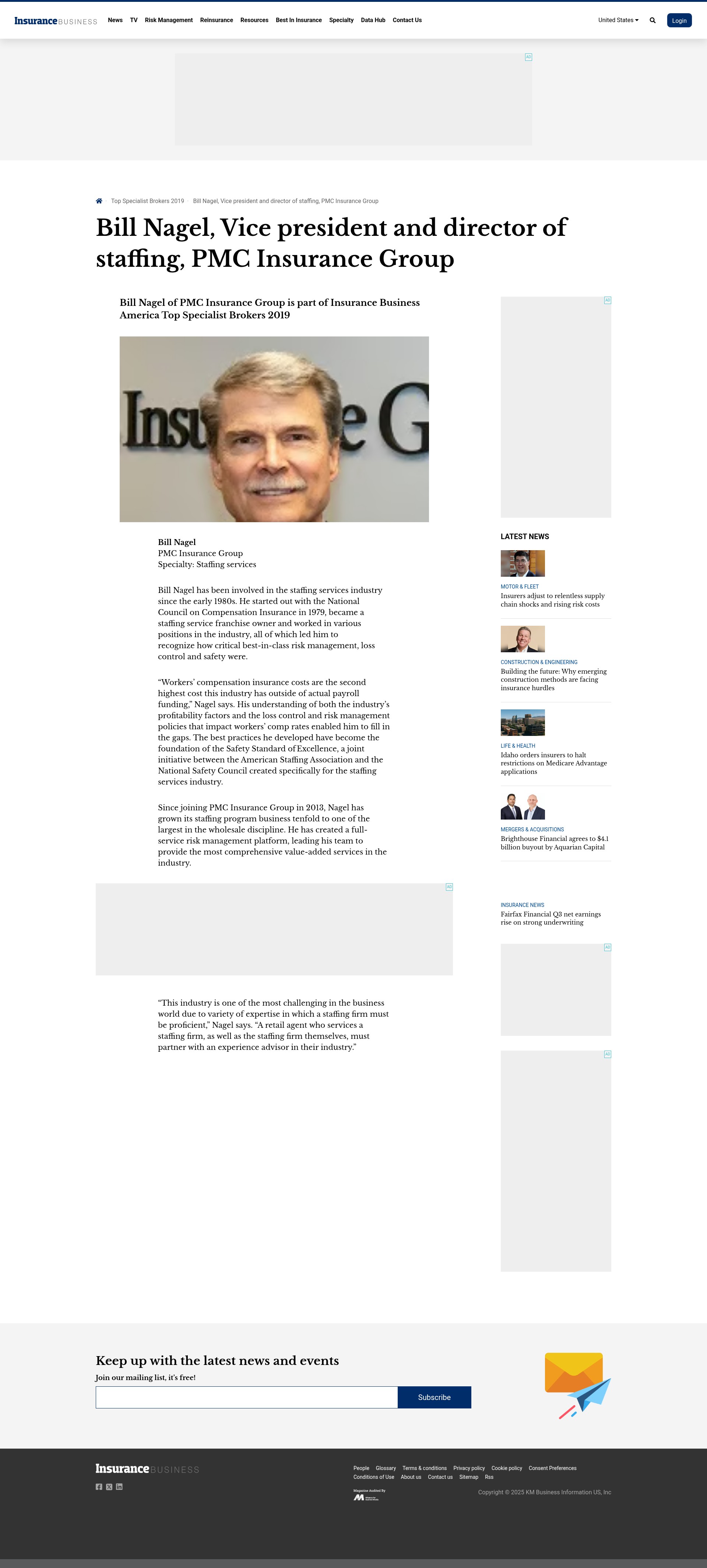 Screenshot of pmcinsurance.com
