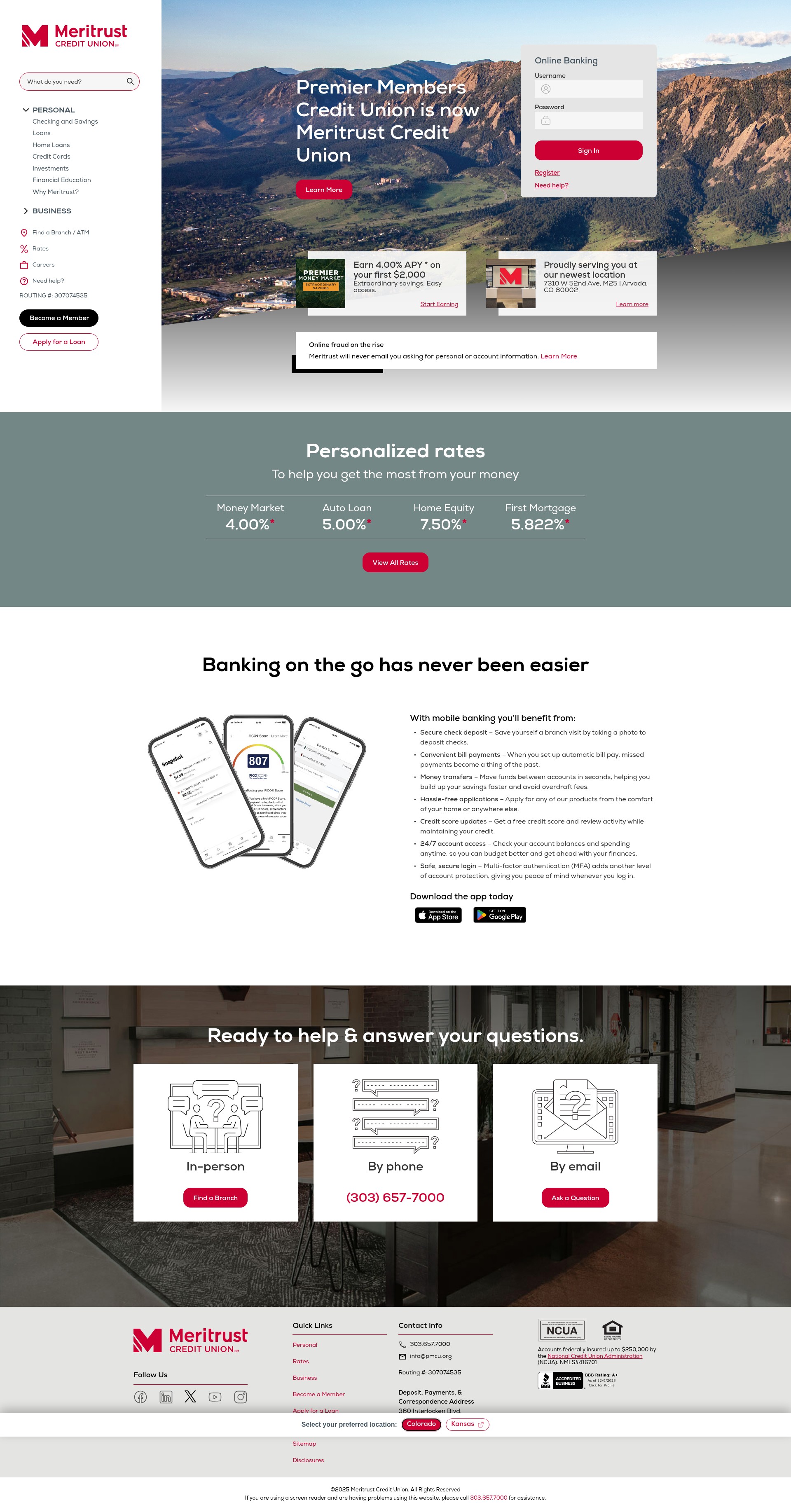 Screenshot of pmcu.org