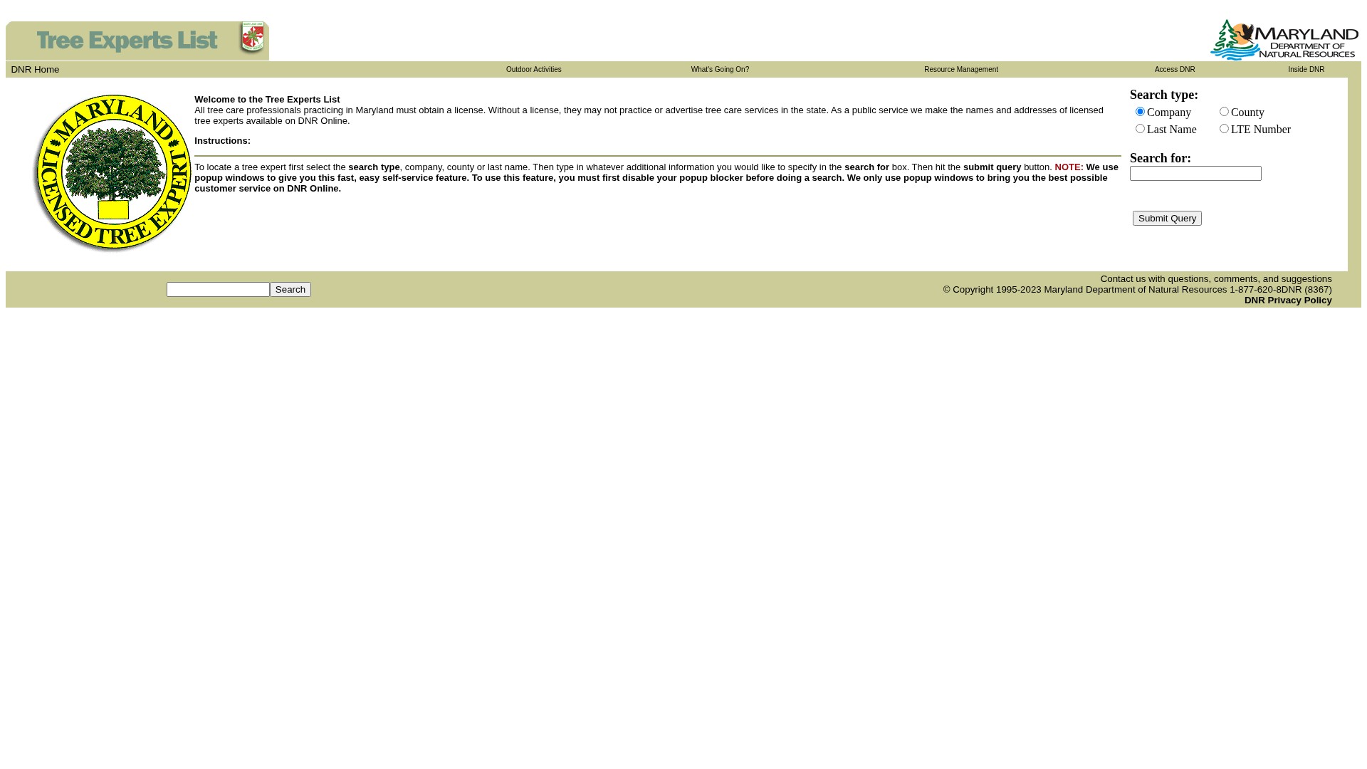 Screenshot of pmtreeservices.com