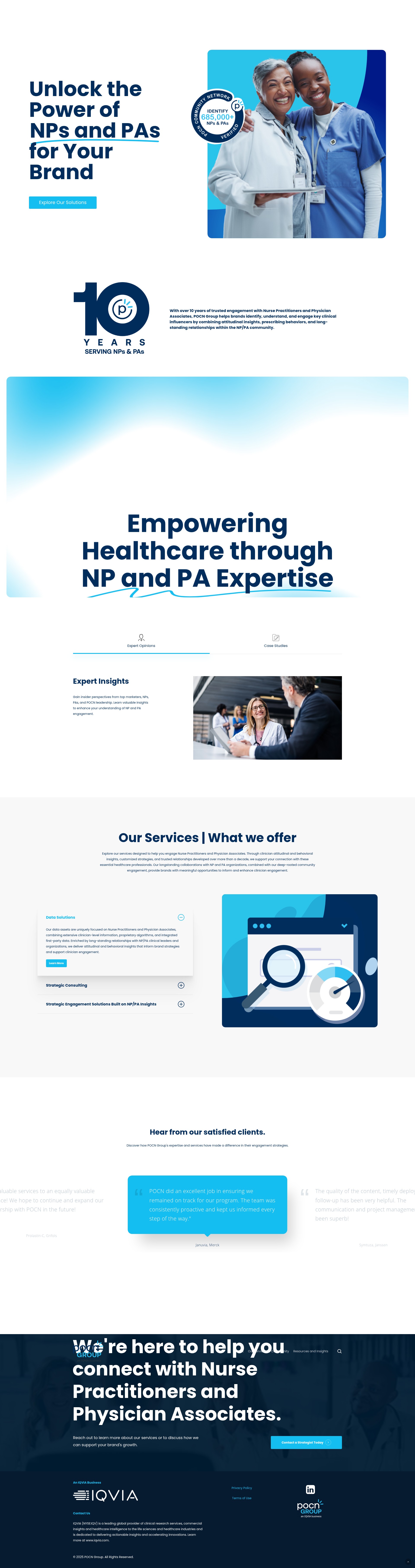 Screenshot of pocngroup.com