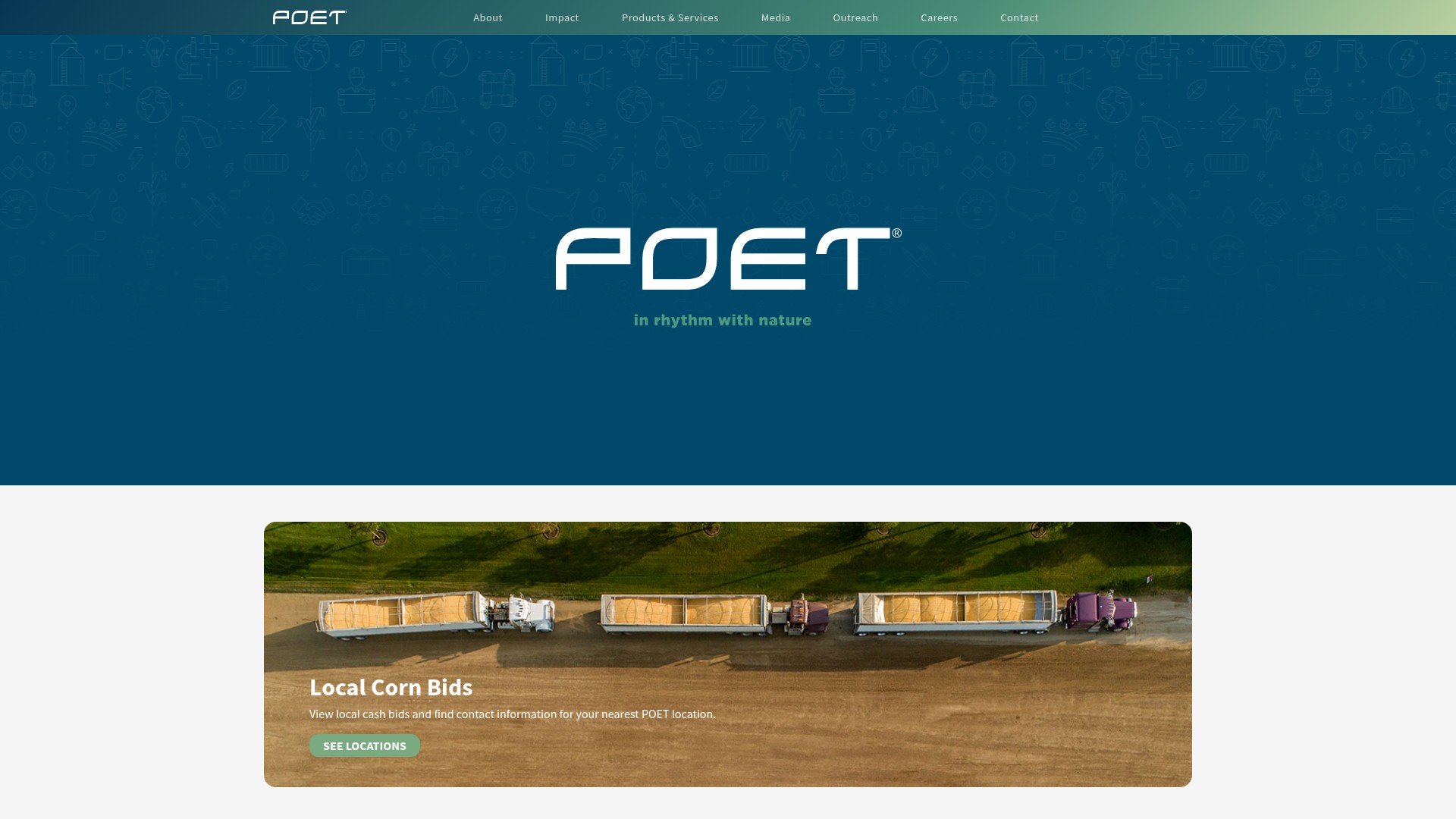 Screenshot of poet.com
