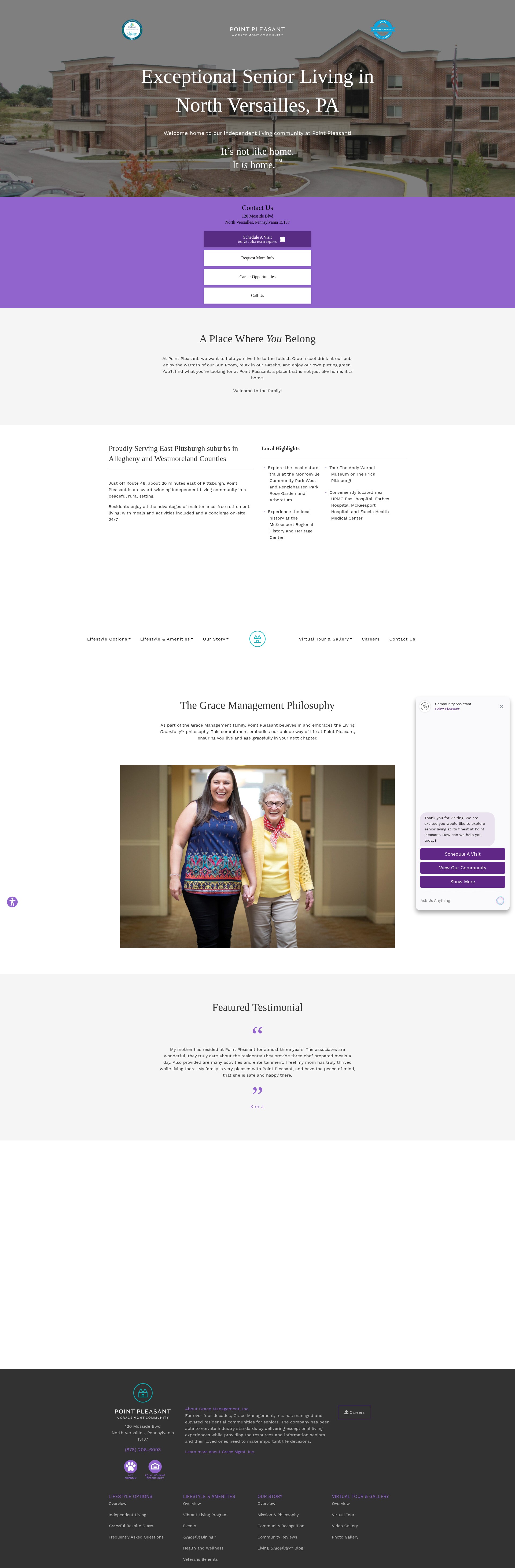 Screenshot of pointpleasantretirement.com