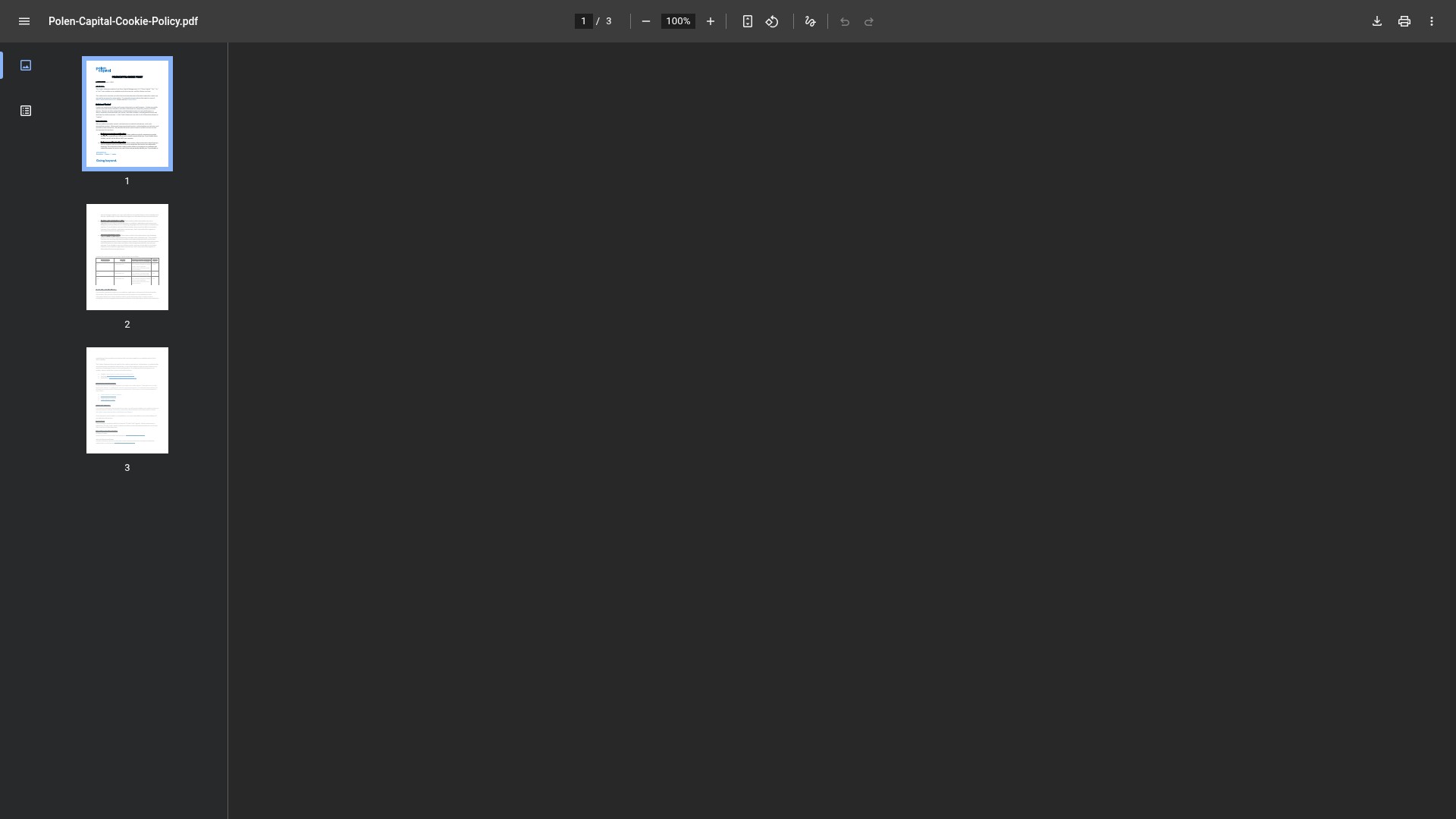 Screenshot of polencapital.com